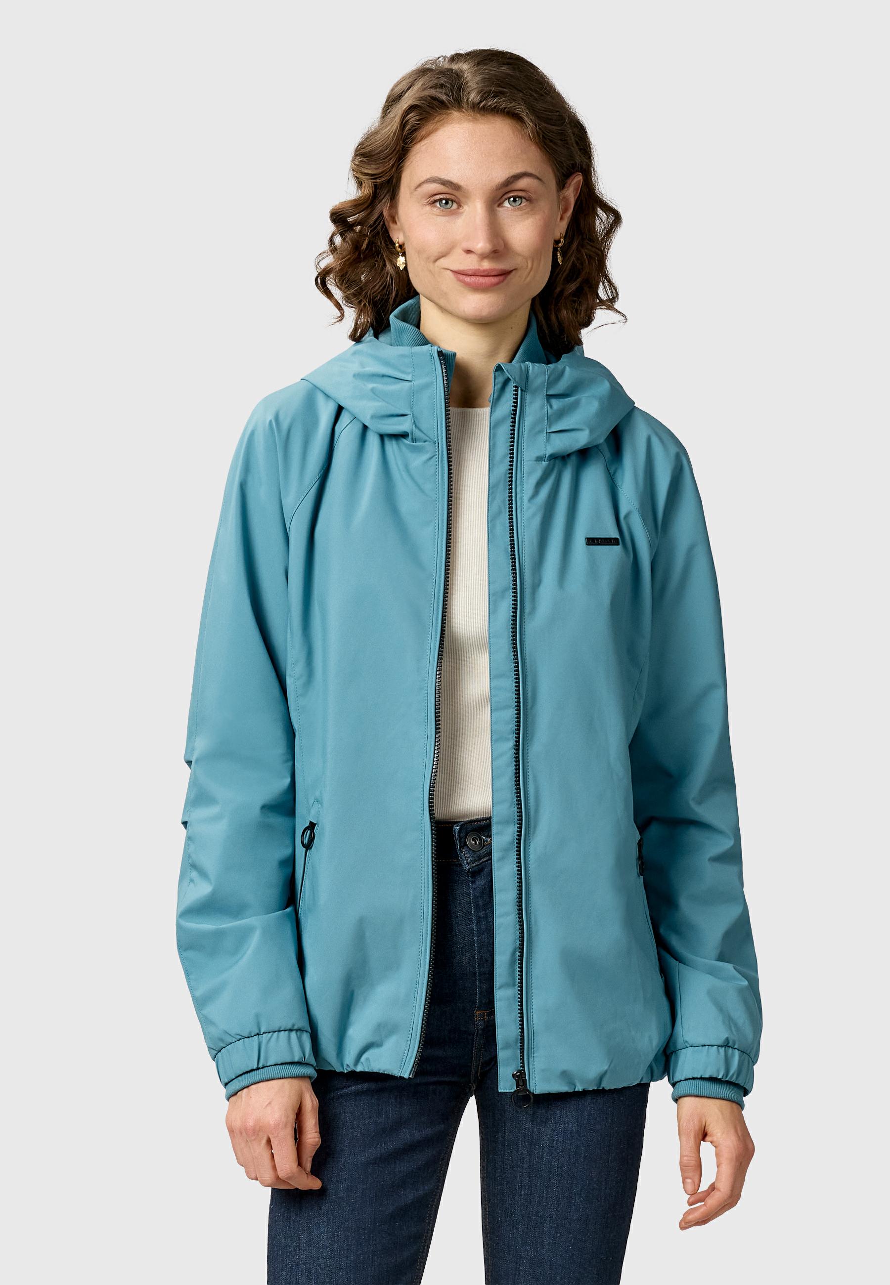 Wasserdichte Outdoorjacke mit Kapuze "Dizzie B YOUMODO" Stone Blue