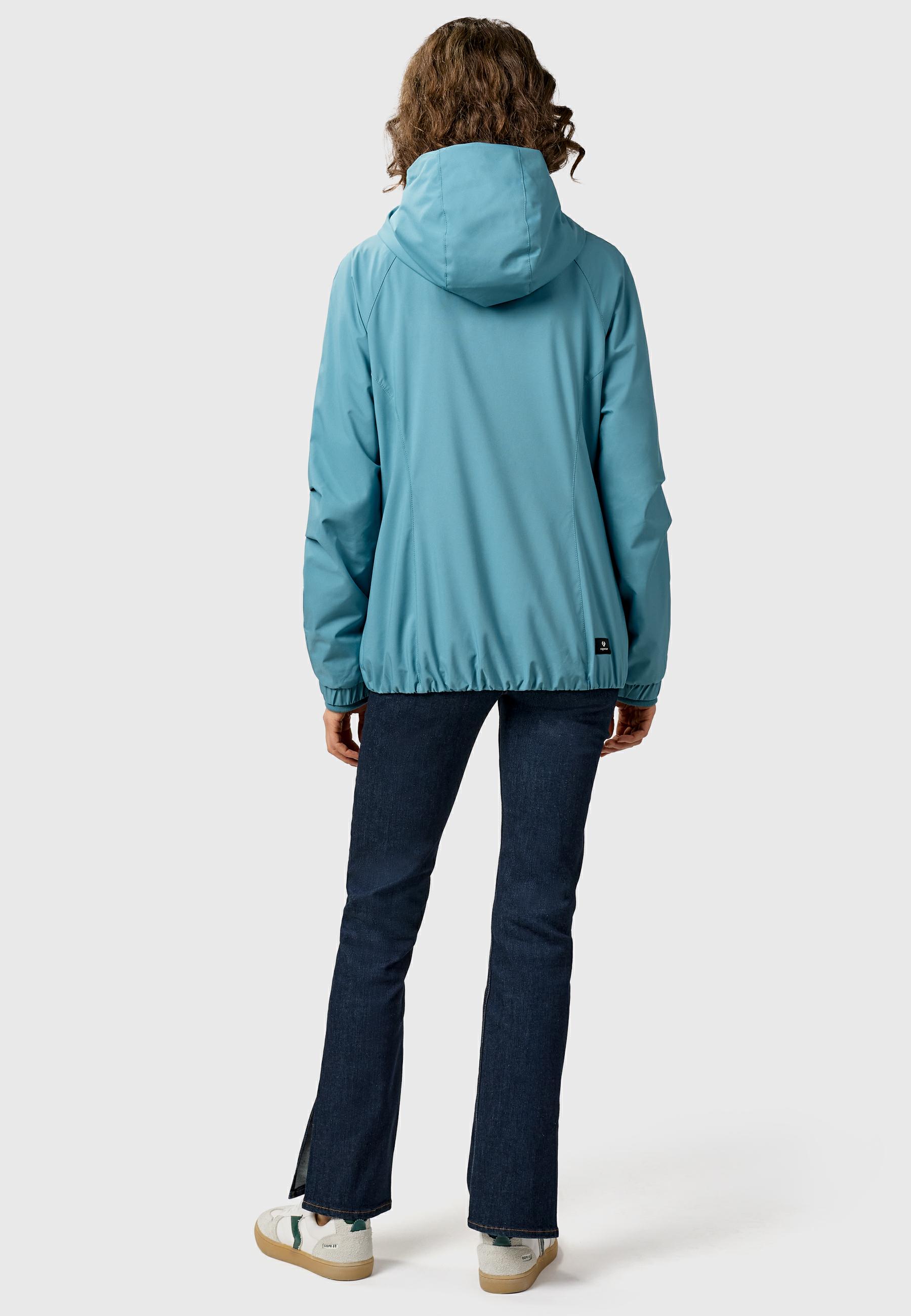 Wasserdichte Outdoorjacke mit Kapuze "Dizzie B YOUMODO" Stone Blue