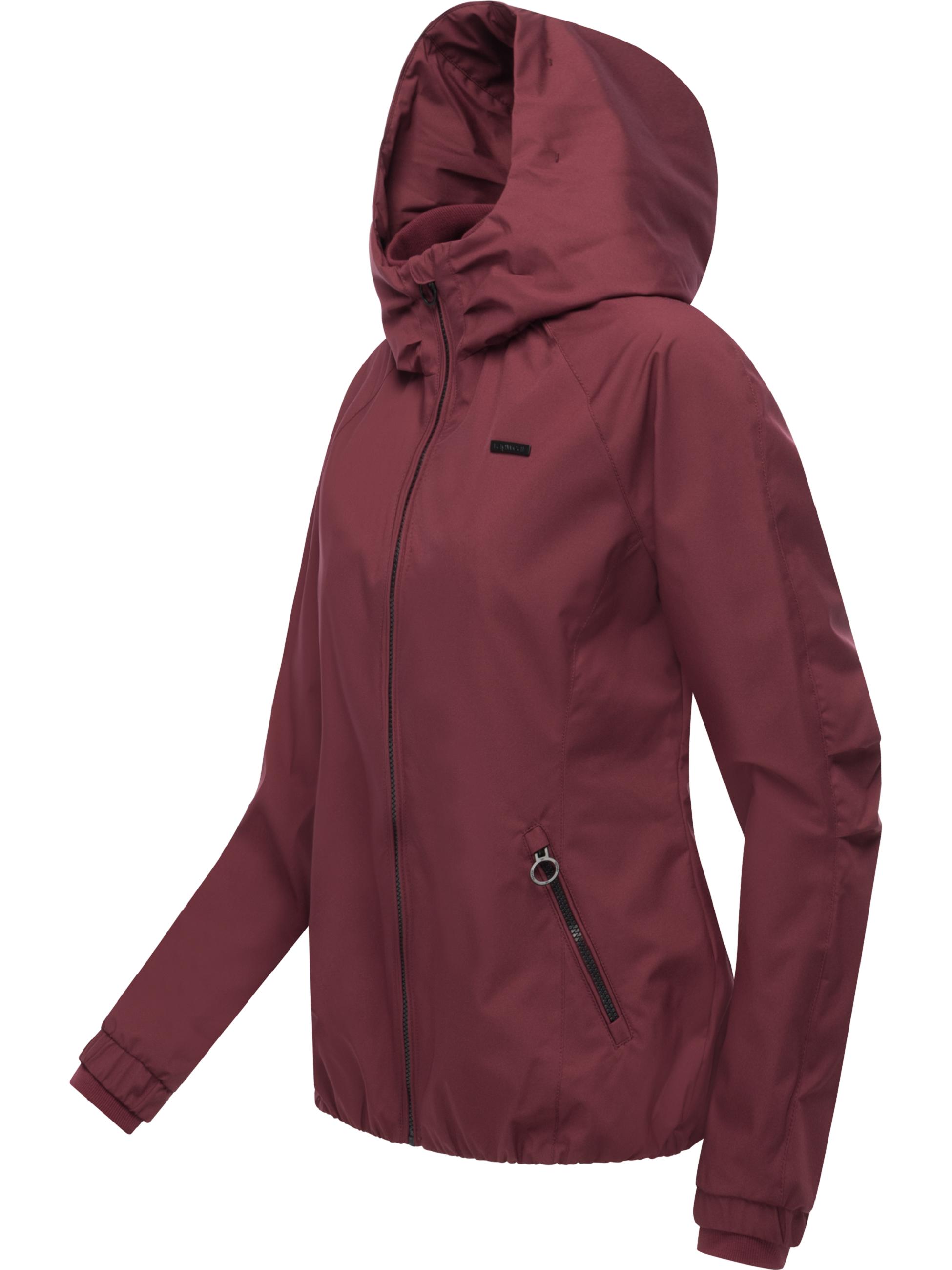 Wasserdichte Outdoorjacke mit Kapuze "Dizzie B YOUMODO" Wine