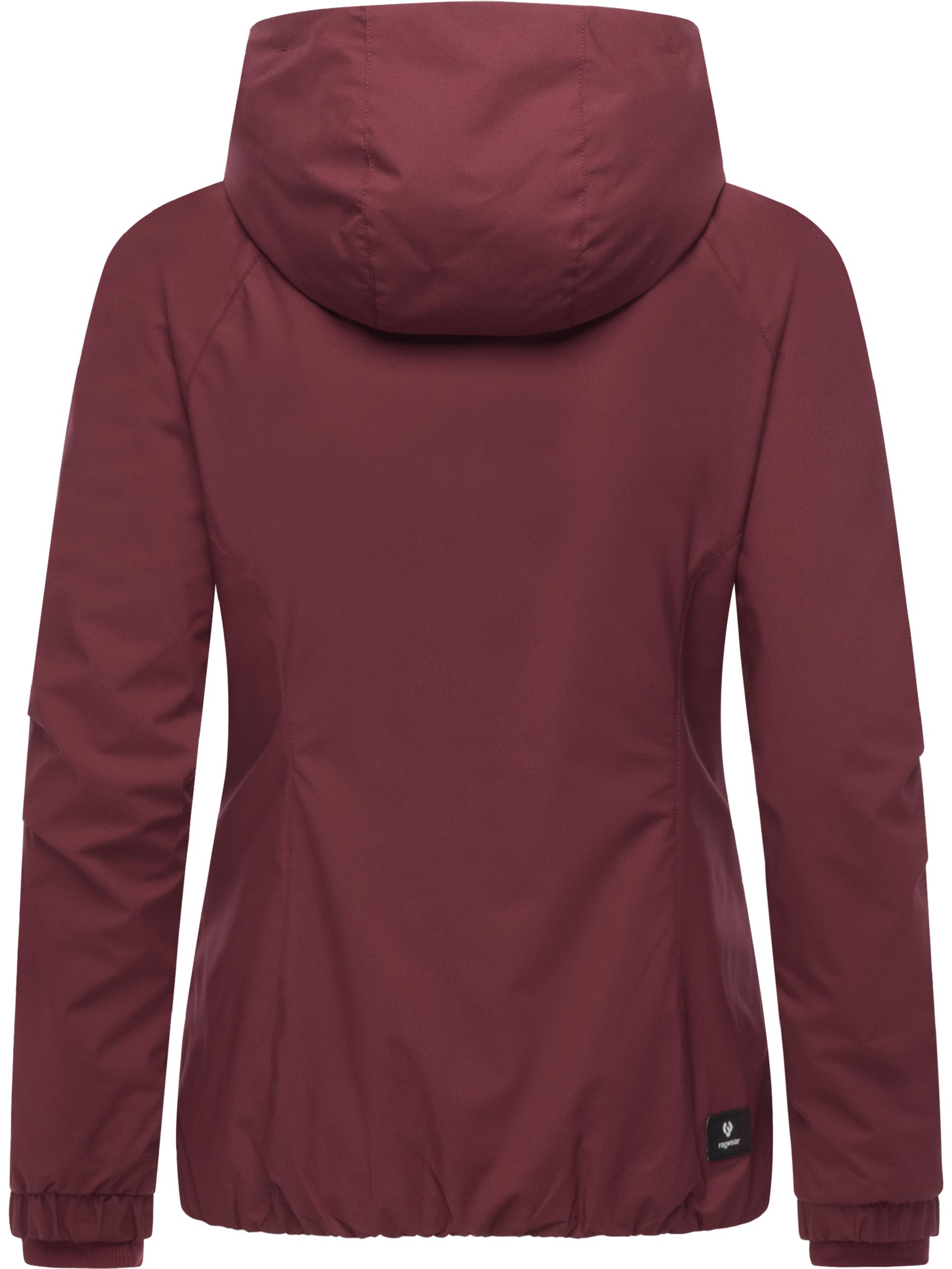 Wasserdichte Outdoorjacke mit Kapuze "Dizzie B YOUMODO" Wine