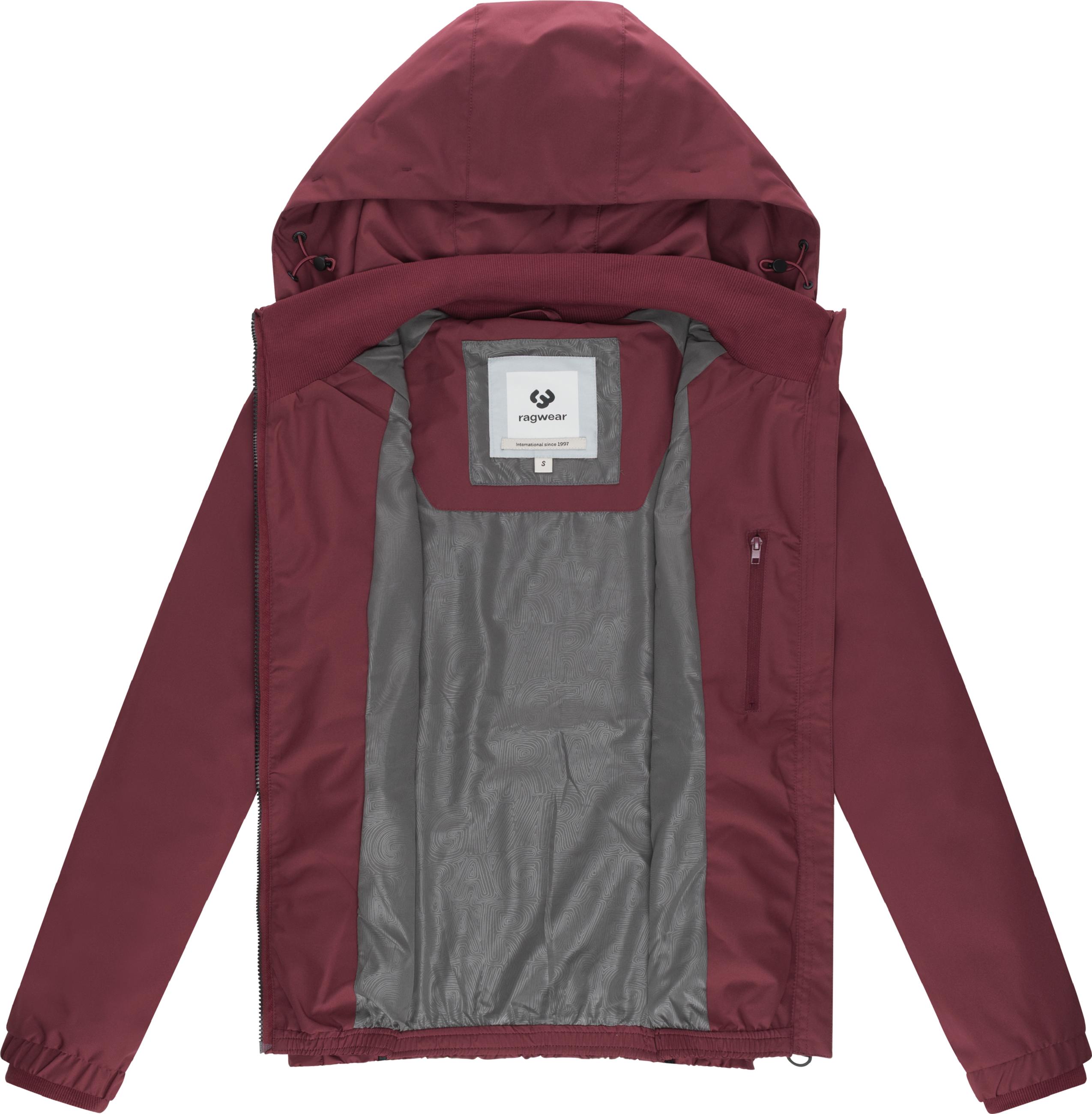 Wasserdichte Outdoorjacke mit Kapuze "Dizzie B YOUMODO" Wine