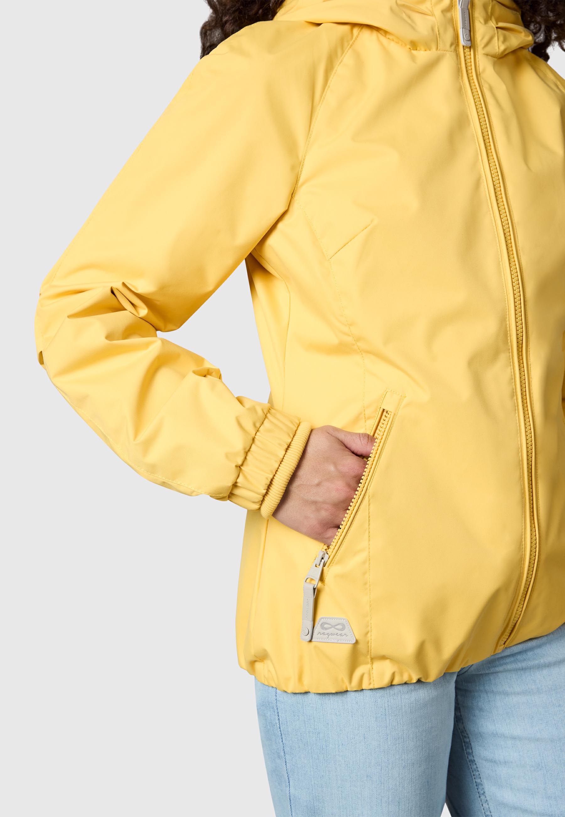Wasserdichte Übergangsjacke mit Kapuze "Dizzie" Banana26