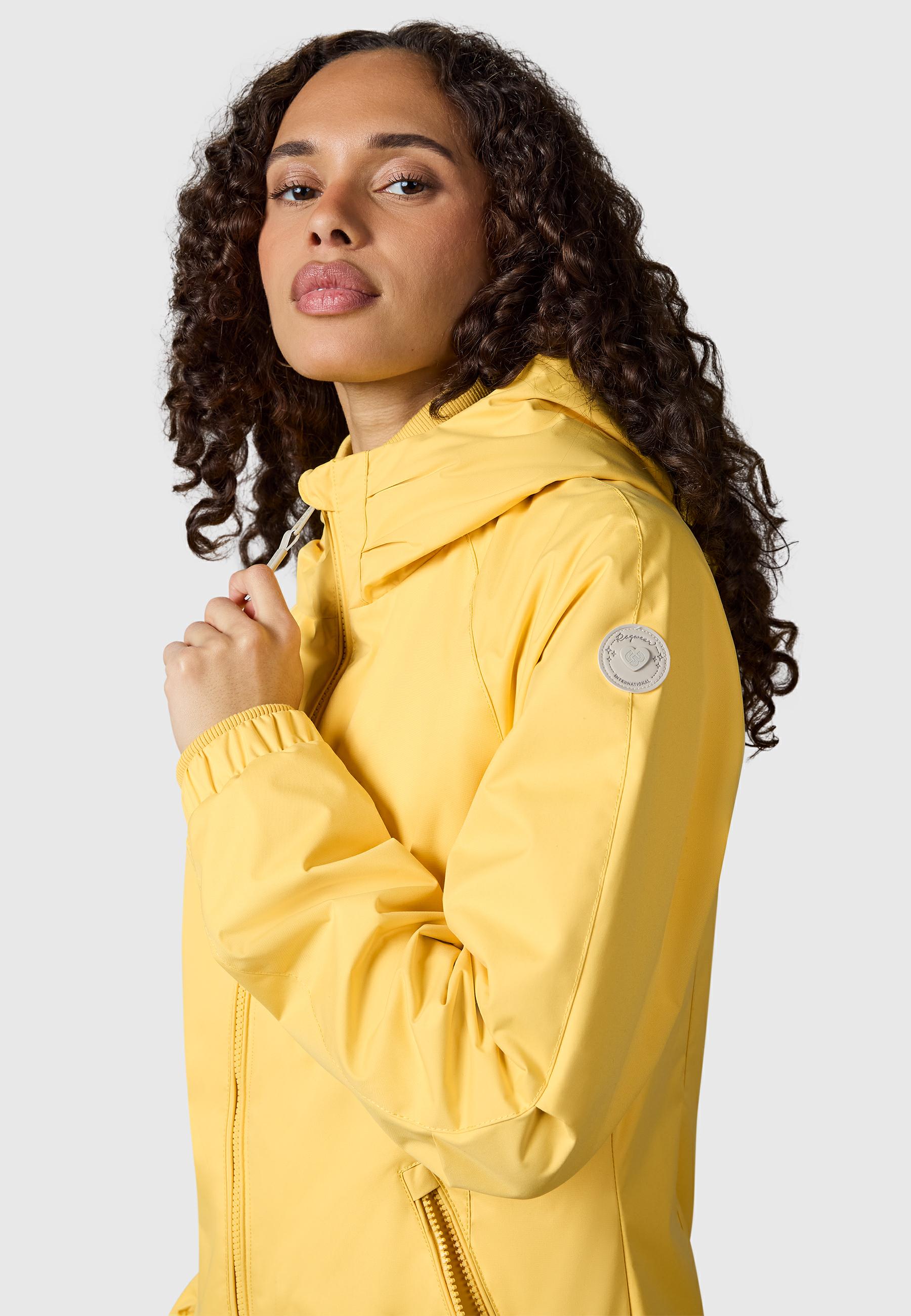 Wasserdichte Übergangsjacke mit Kapuze "Dizzie" Banana26