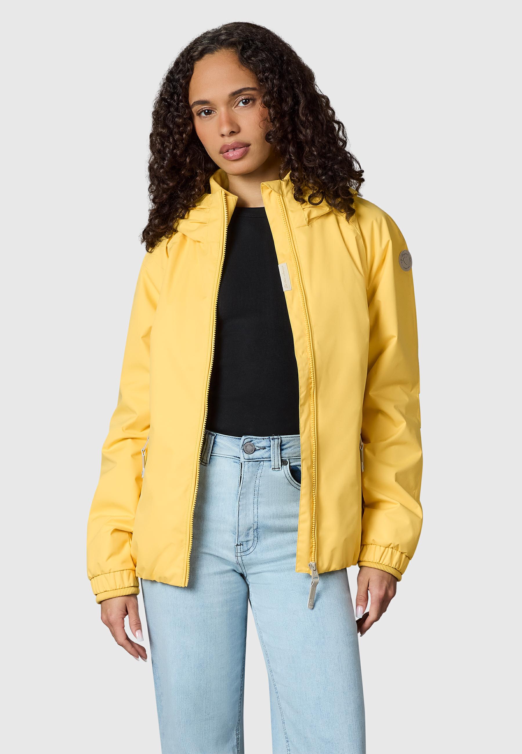 Wasserdichte Übergangsjacke mit Kapuze "Dizzie" Banana26