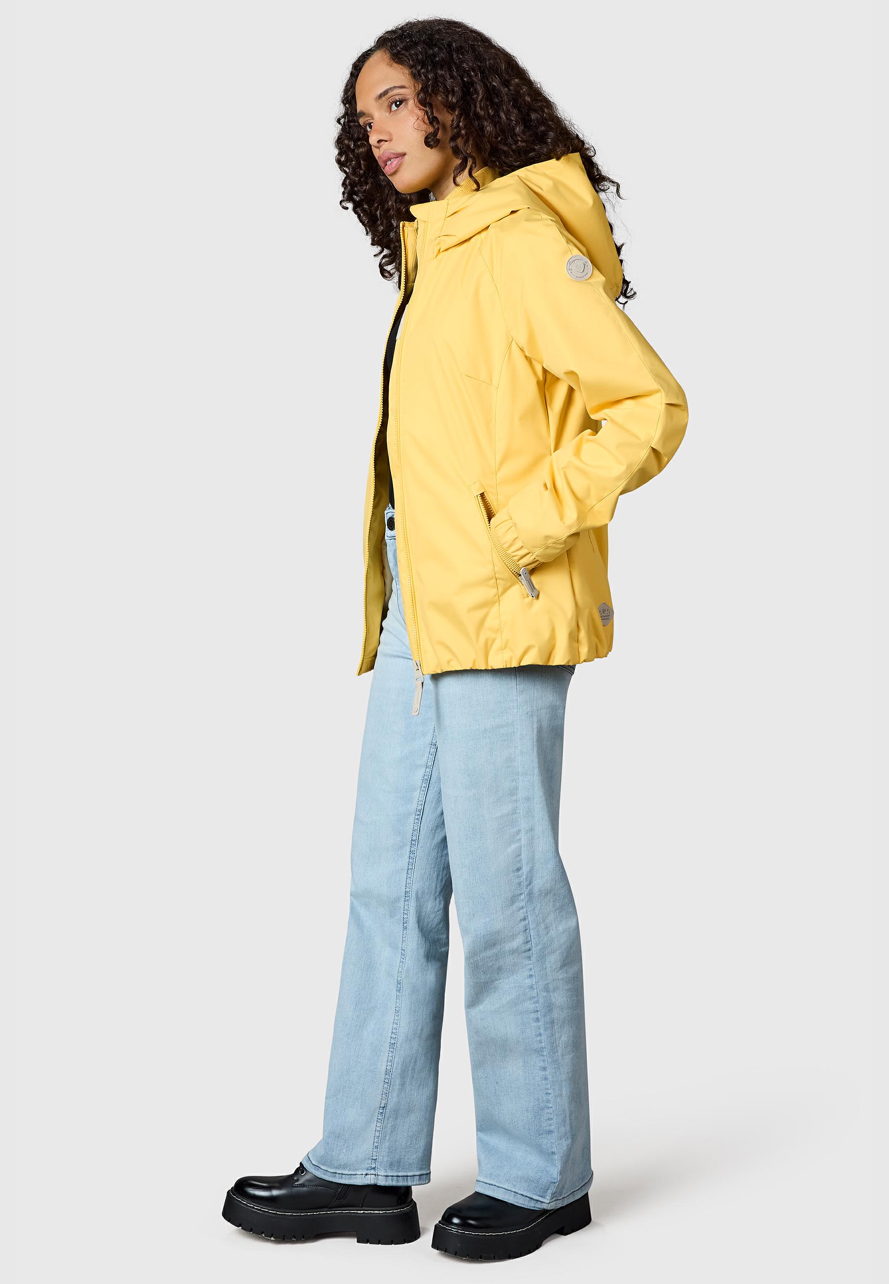 Wasserdichte Übergangsjacke mit Kapuze "Dizzie" Banana26