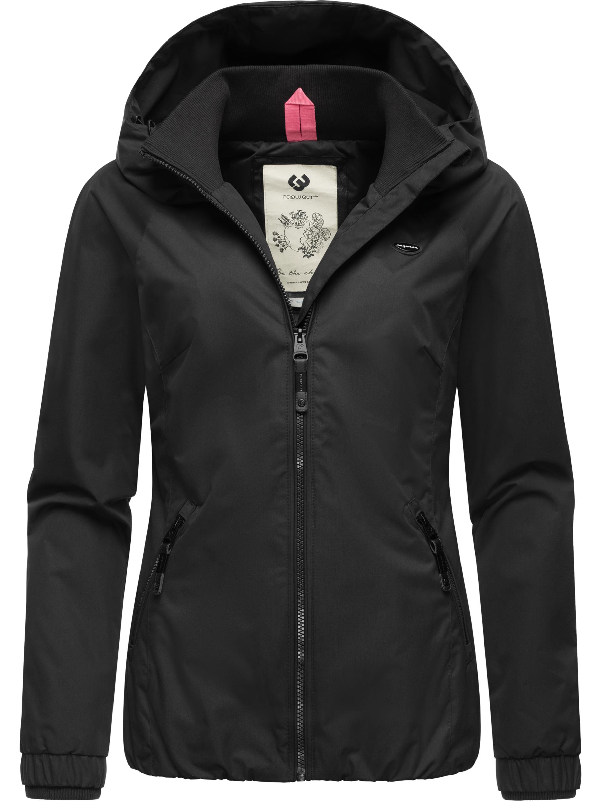 Leichte Übergangsjacke mit Kapuze "Dizzie" Black024