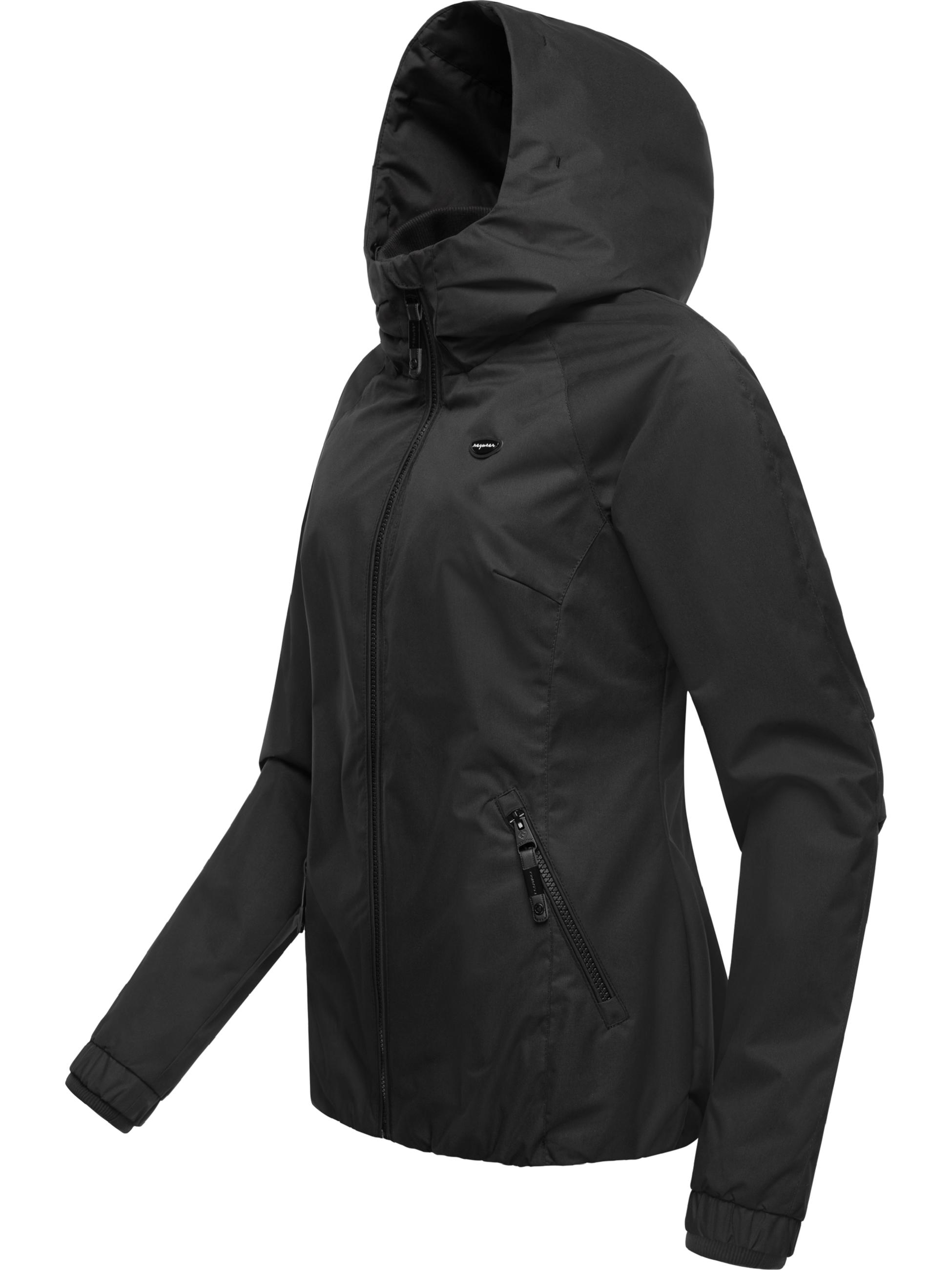 Leichte Übergangsjacke mit Kapuze "Dizzie" Black024