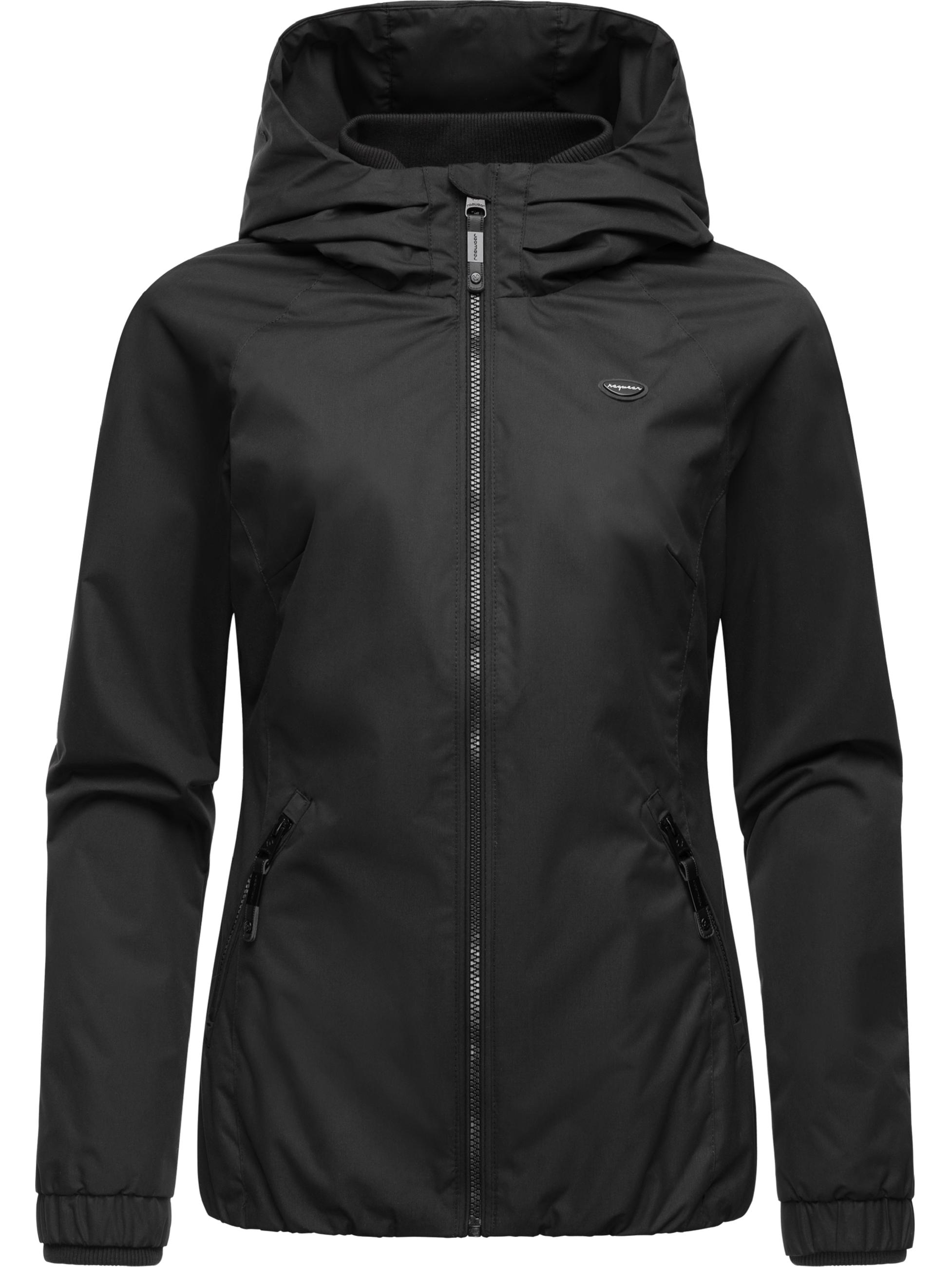 Leichte Übergangsjacke mit Kapuze "Dizzie" Black024