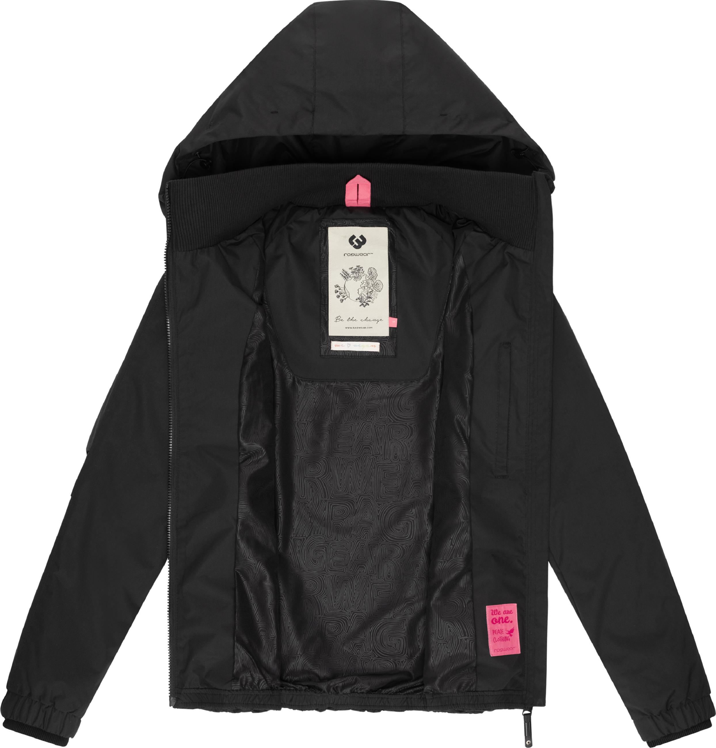 Leichte Übergangsjacke mit Kapuze "Dizzie" Black024