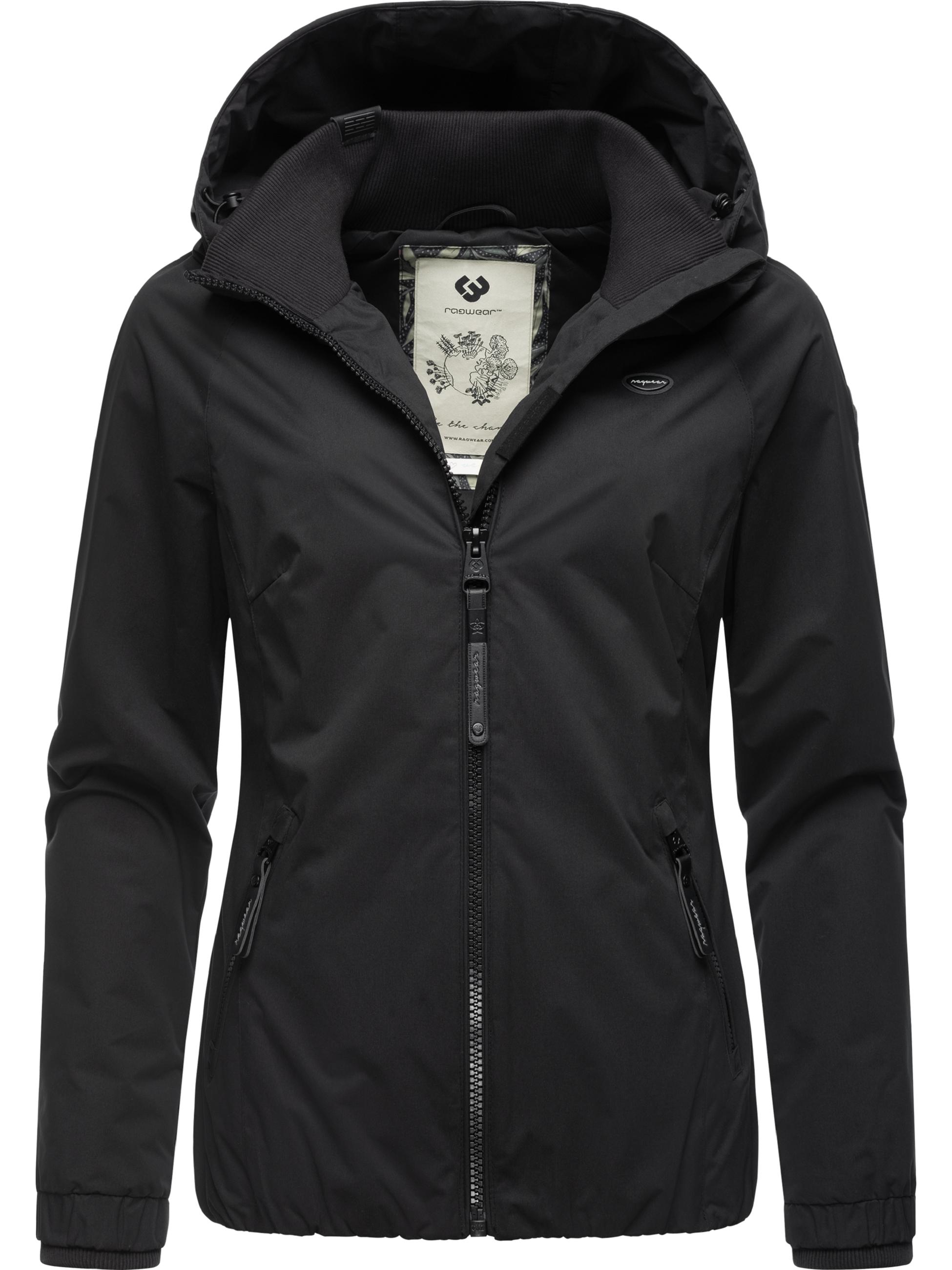 Wasserdichte Übergangsjacke mit Kapuze "Dizzie" Black23