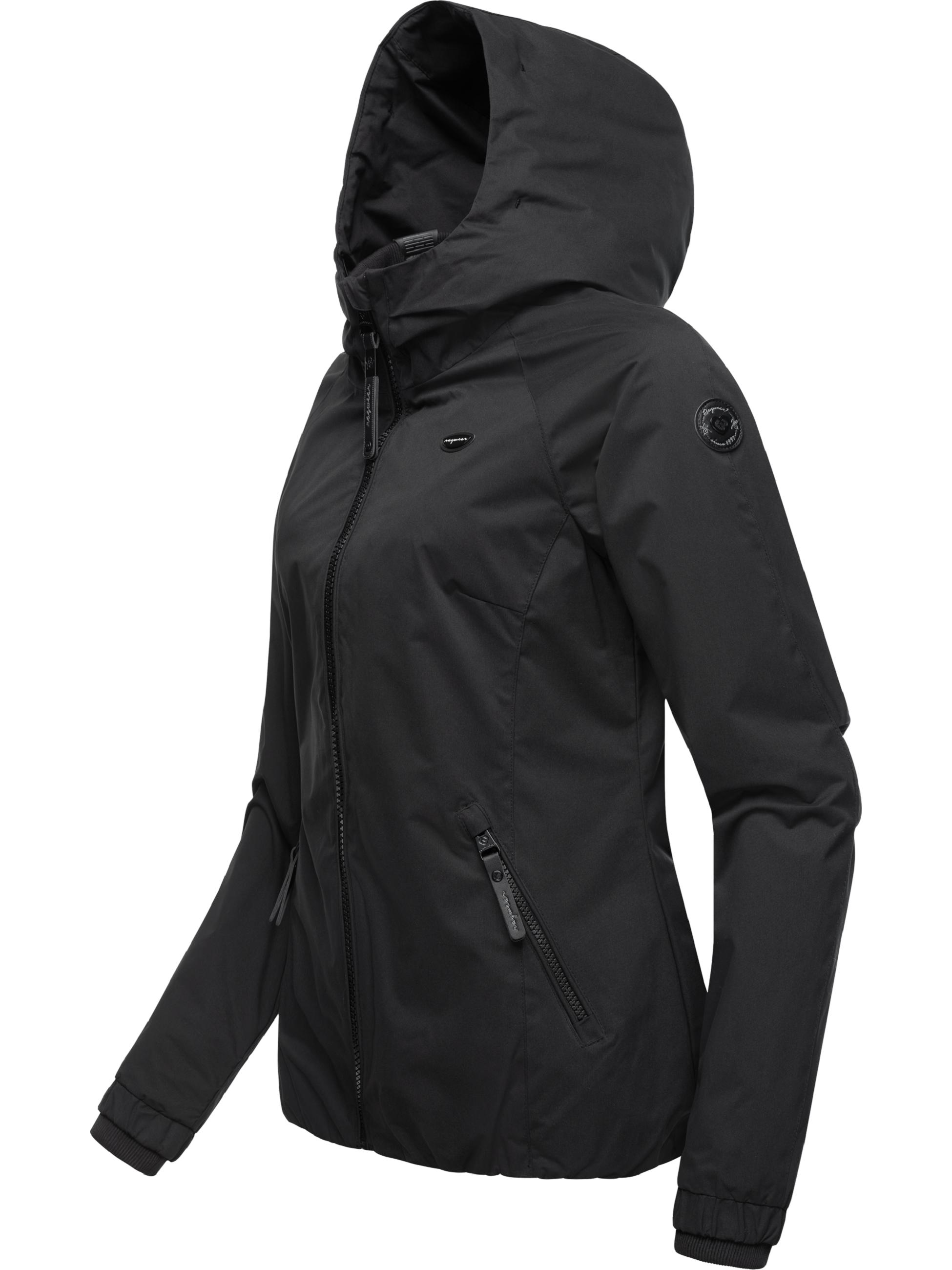 Wasserdichte Übergangsjacke mit Kapuze "Dizzie" Black23