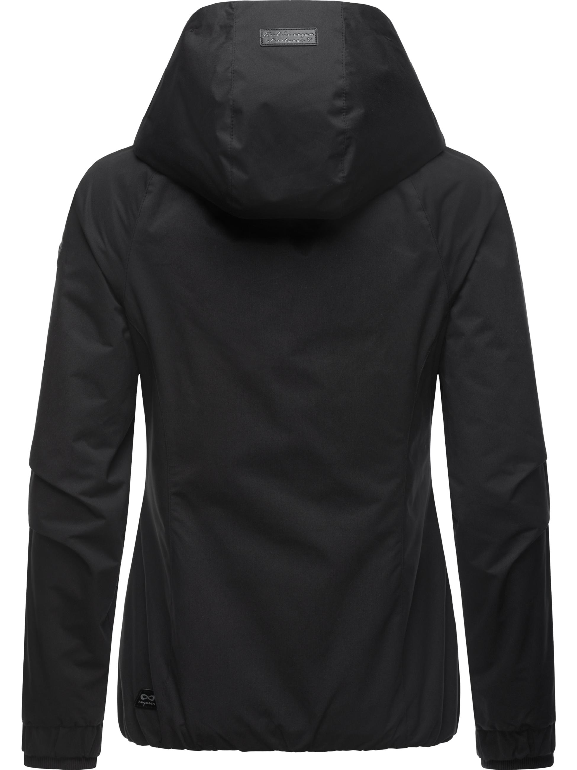 Wasserdichte Übergangsjacke mit Kapuze "Dizzie" Black23