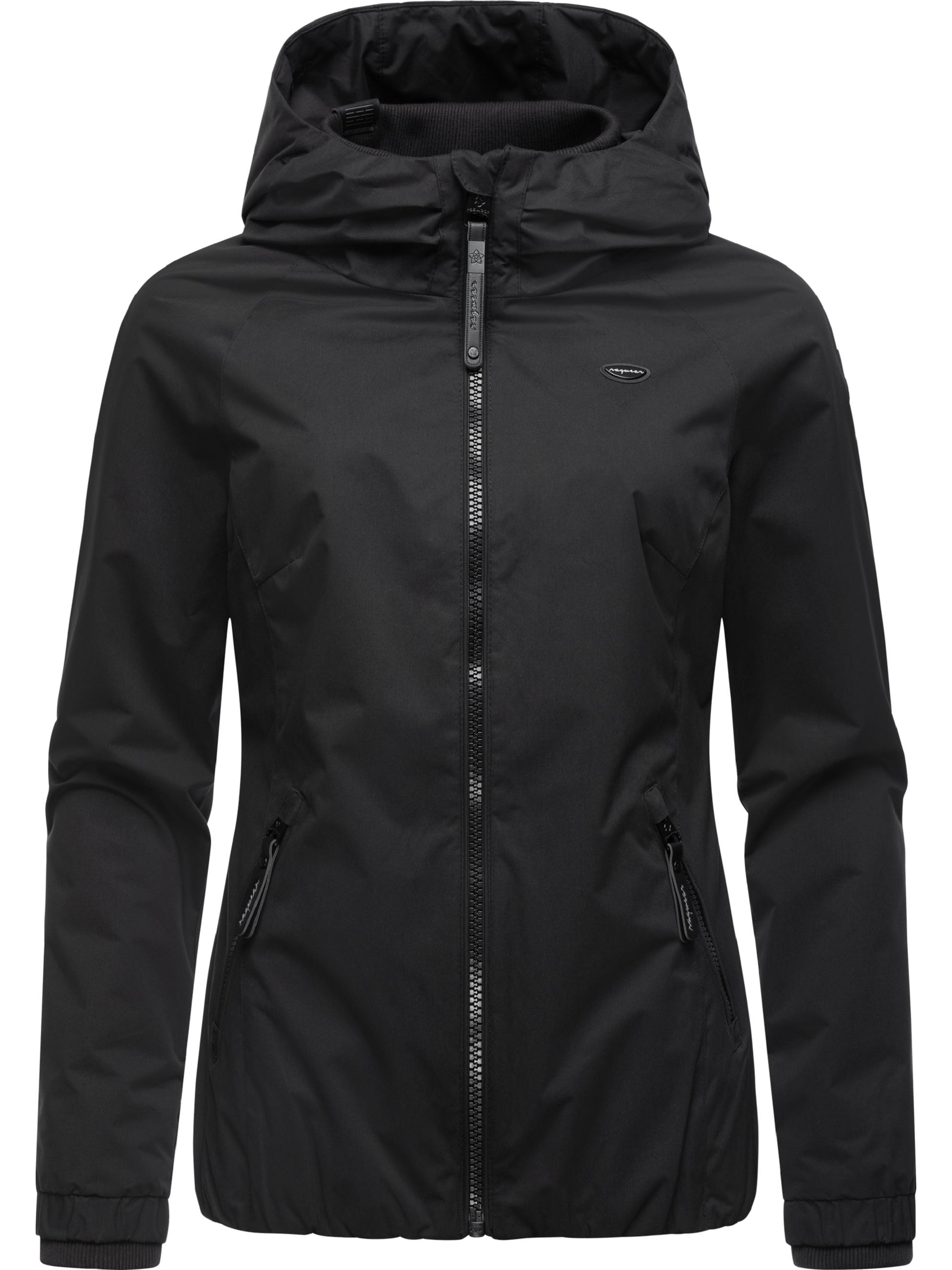 Wasserdichte Übergangsjacke mit Kapuze "Dizzie" Black23