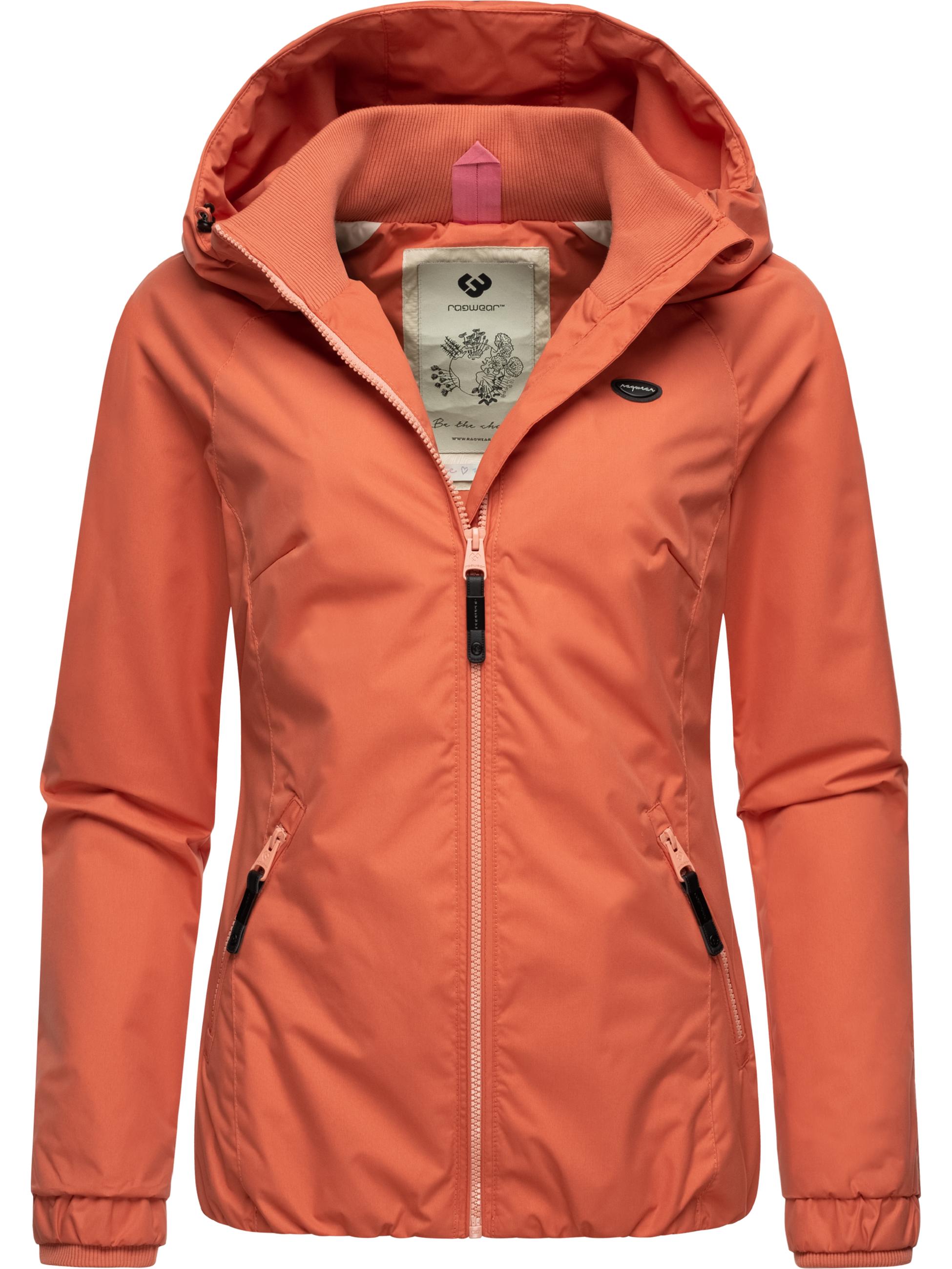 Wasserdichte Übergangsjacke mit Kapuze "Dizzie" Brick Red024