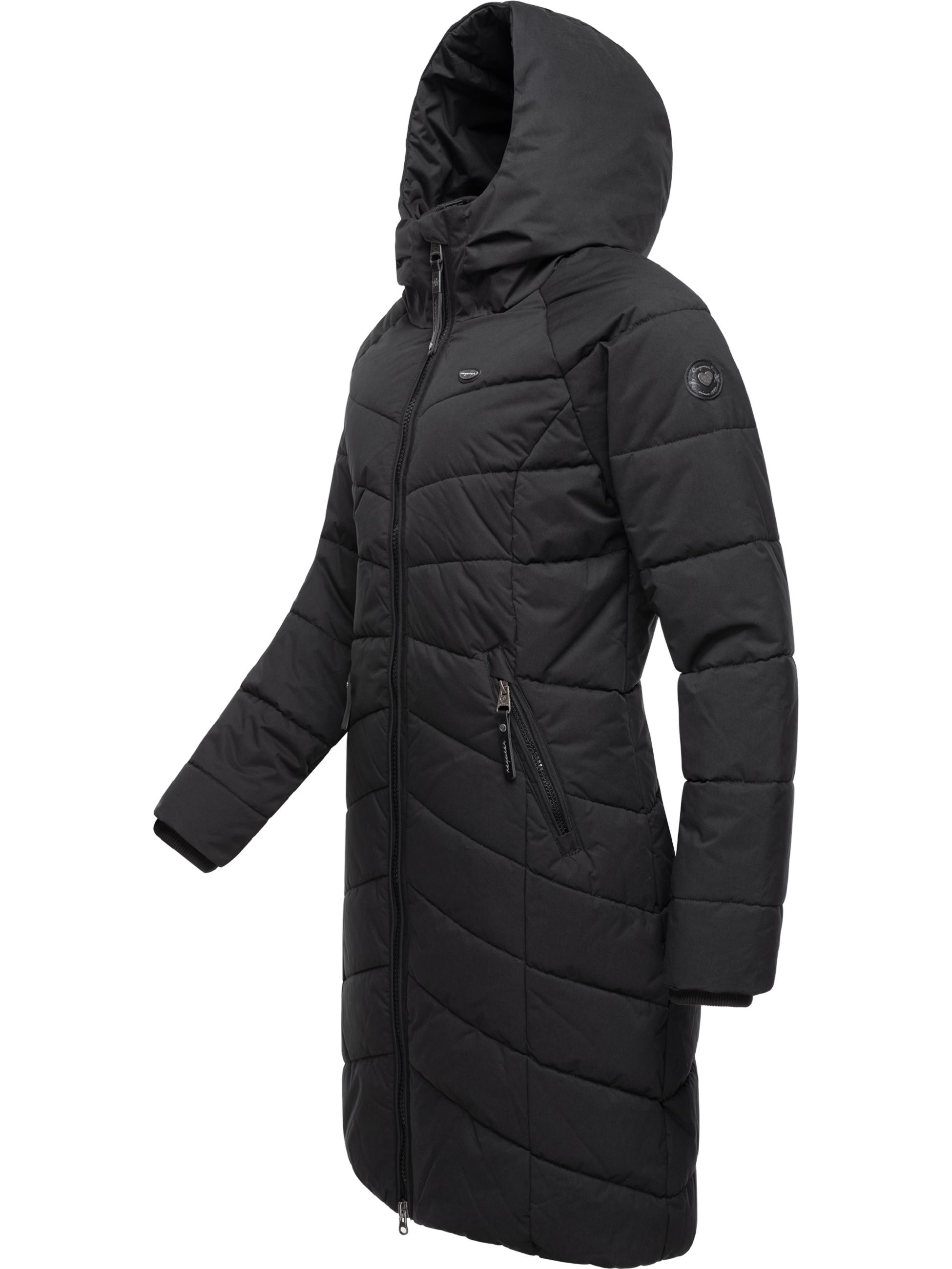 Wasserdichter Winter Steppmantel "Dizzie Coat" Black22