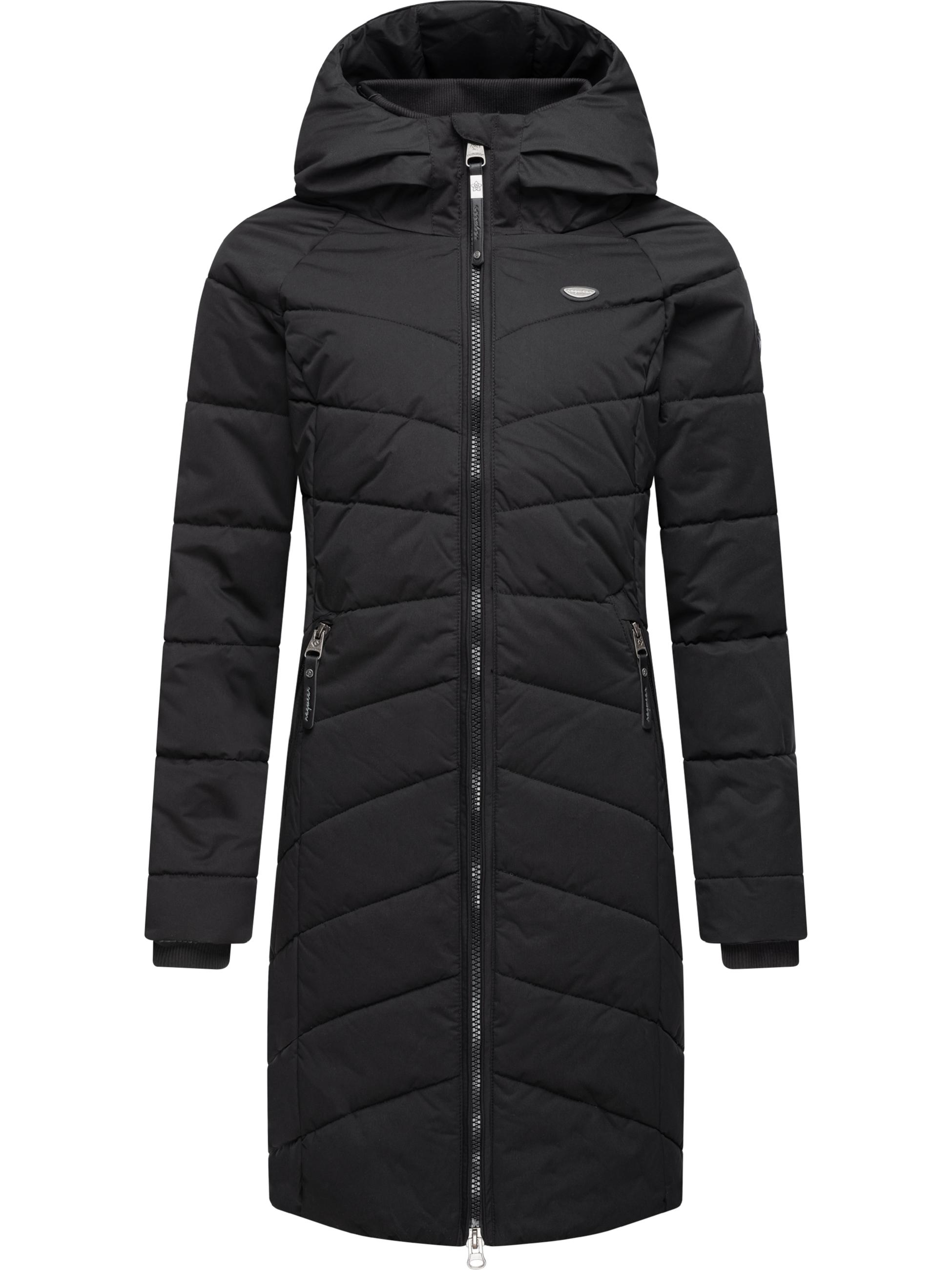 Wasserdichter Winter Steppmantel "Dizzie Coat" Black22
