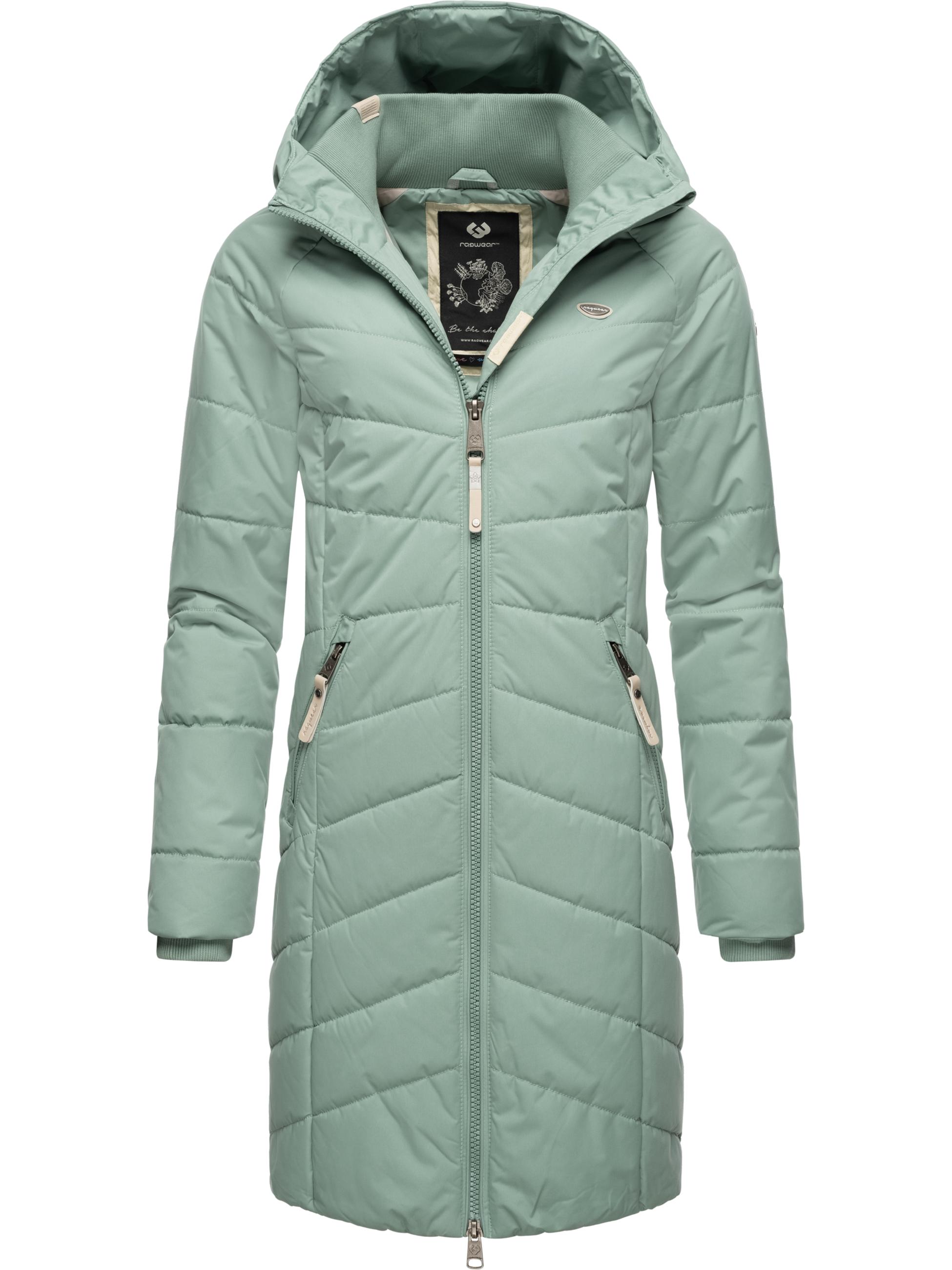 Langer Winter Steppmantel "Dizzie Coat" Dusty Green23