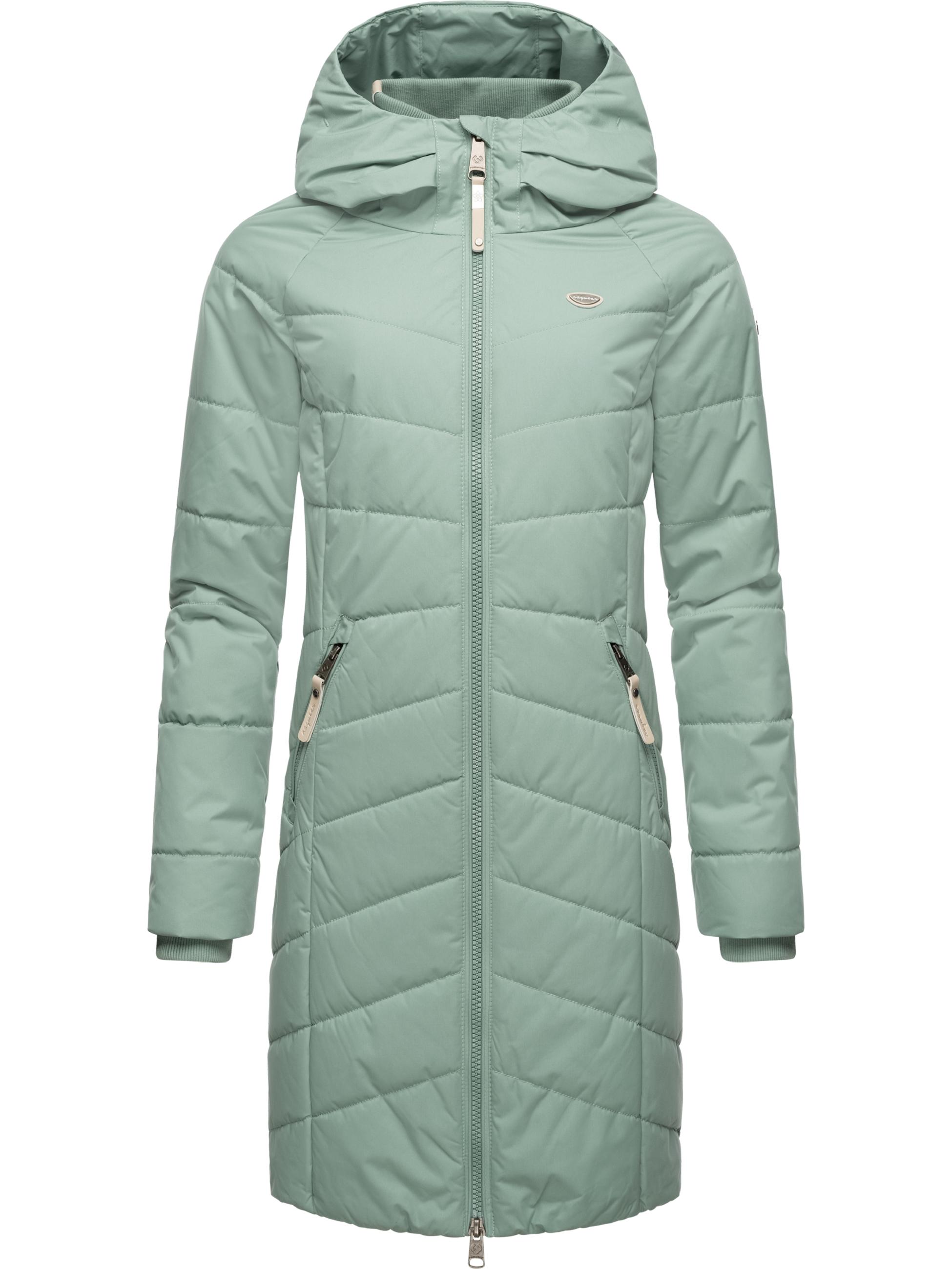 Langer Winter Steppmantel "Dizzie Coat" Dusty Green23