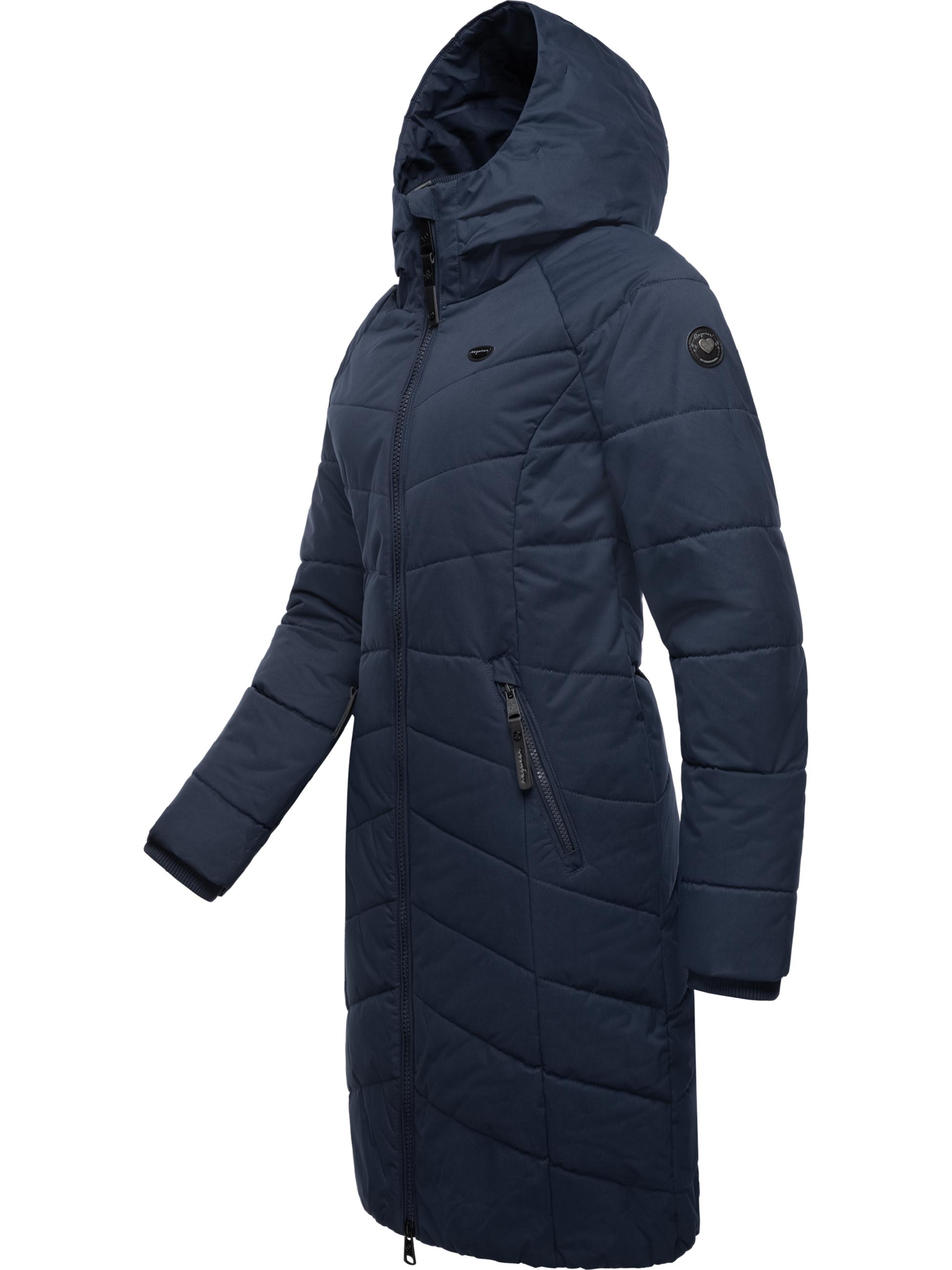 Langer Winter Steppmantel "Dizzie Coat" Navy23