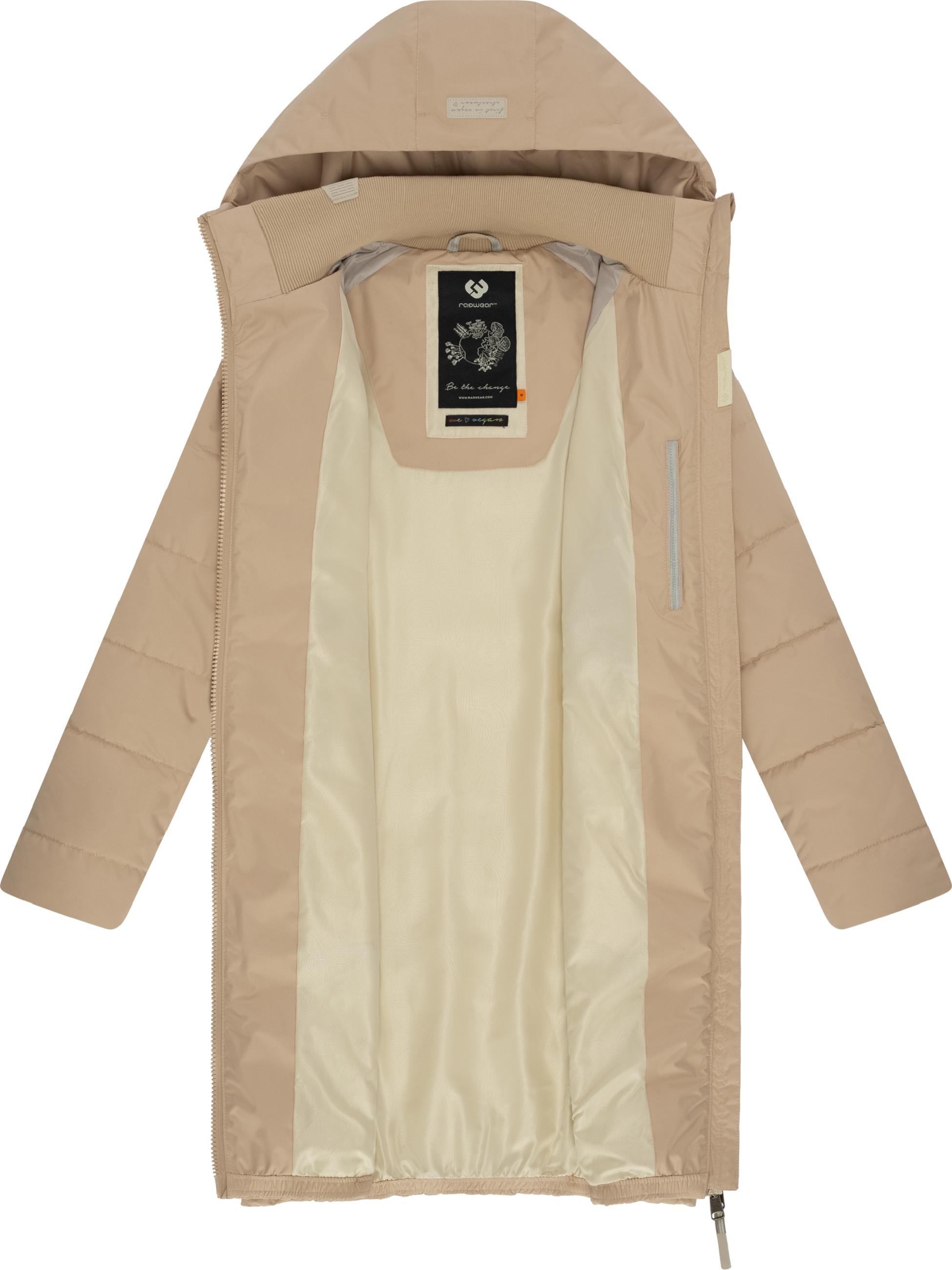 Langer Winter Steppmantel "Dizzie Coat" Taupe24