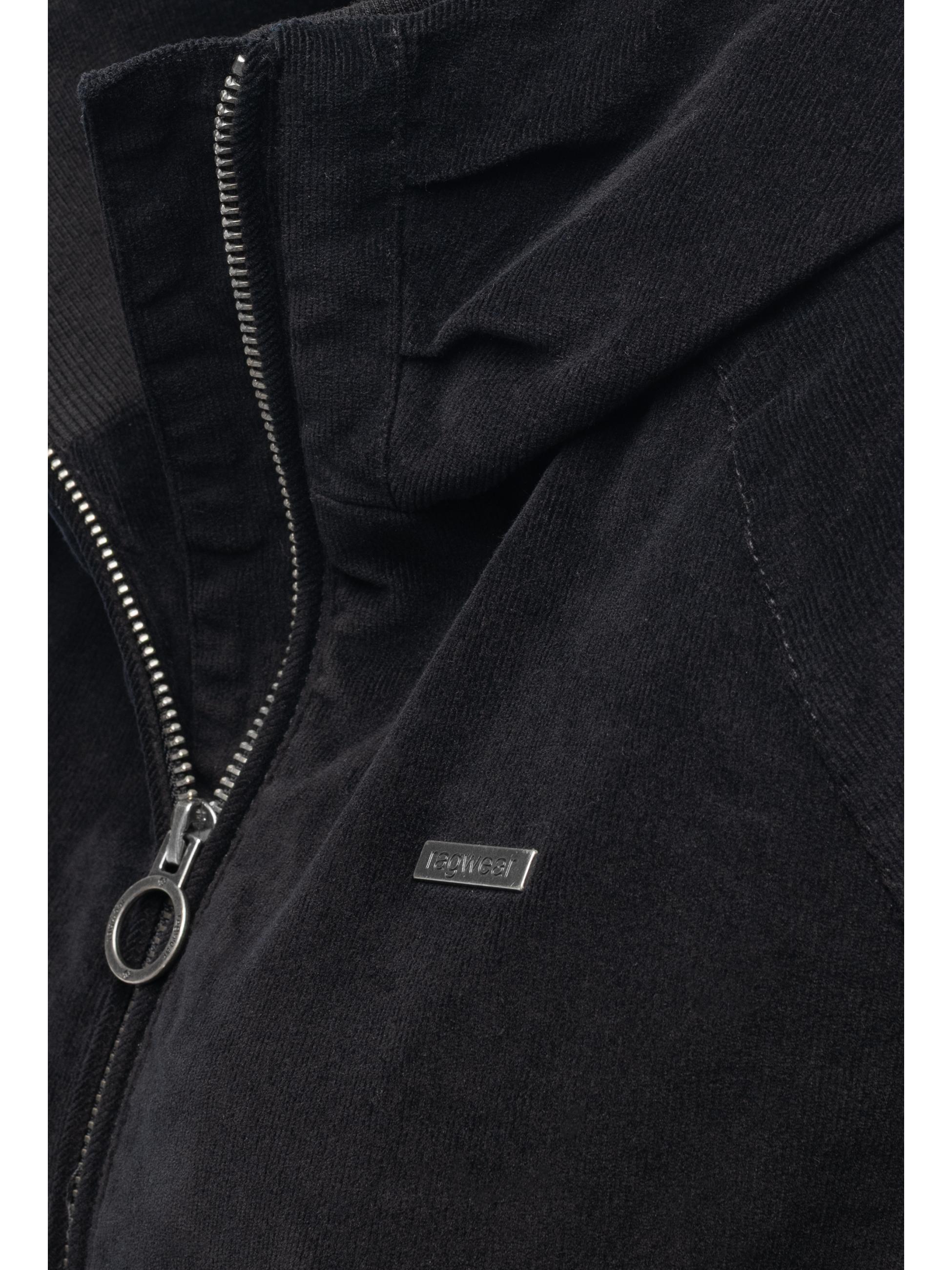 Cordjacke mit Kapuze "Dizzie Cordy YOUMODO" Black