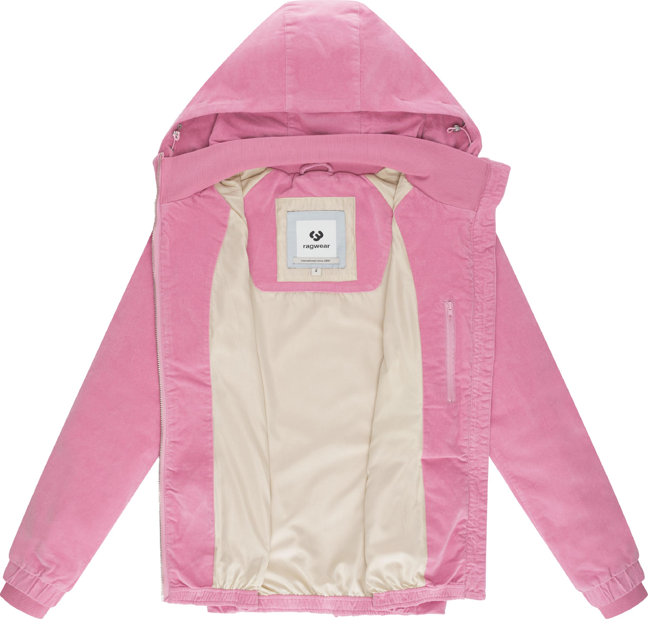 Cordjacke mit Kapuze "Dizzie Cordy YOUMODO" Dusty Rose