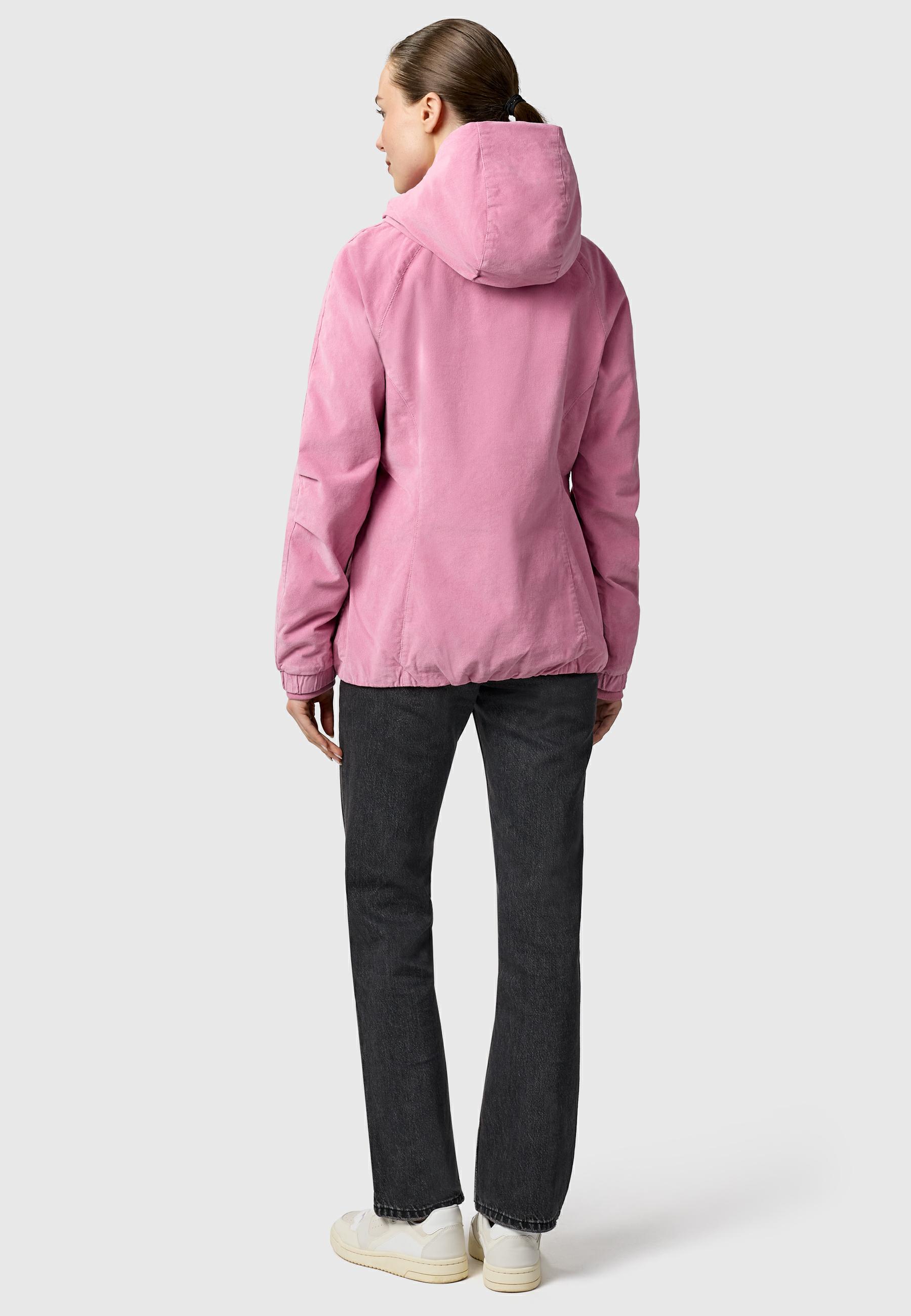 Cordjacke mit Kapuze "Dizzie Cordy YOUMODO" Dusty Rose