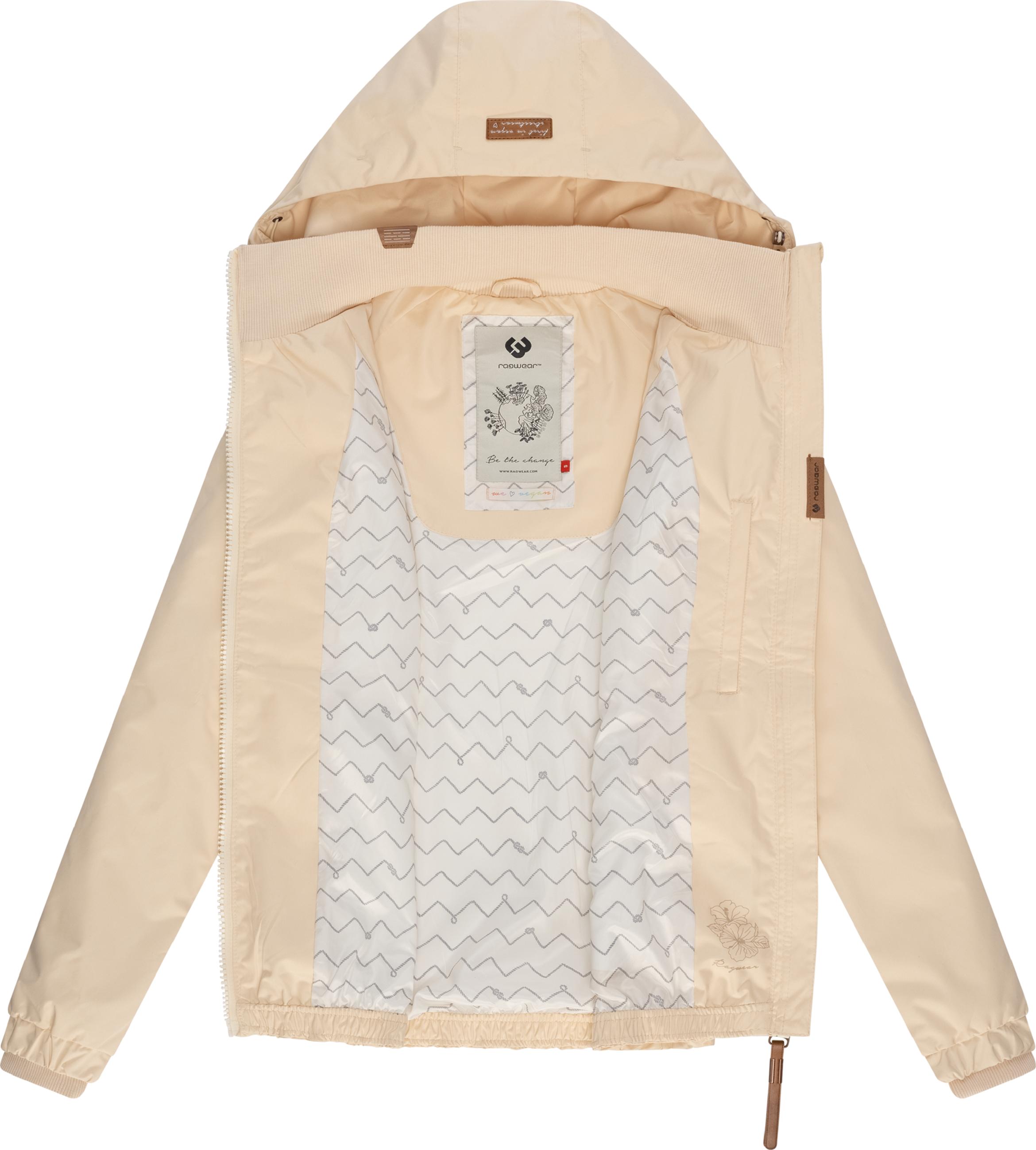 Wasserdichte Übergangsjacke mit Kapuze "Dizzie" Cream22