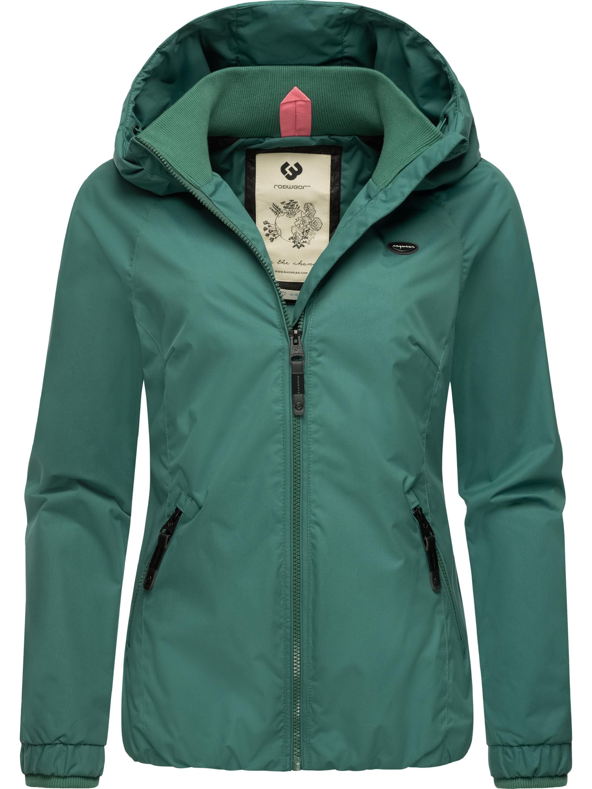 Leichte Übergangsjacke mit Kapuze "Dizzie" Dark Green024