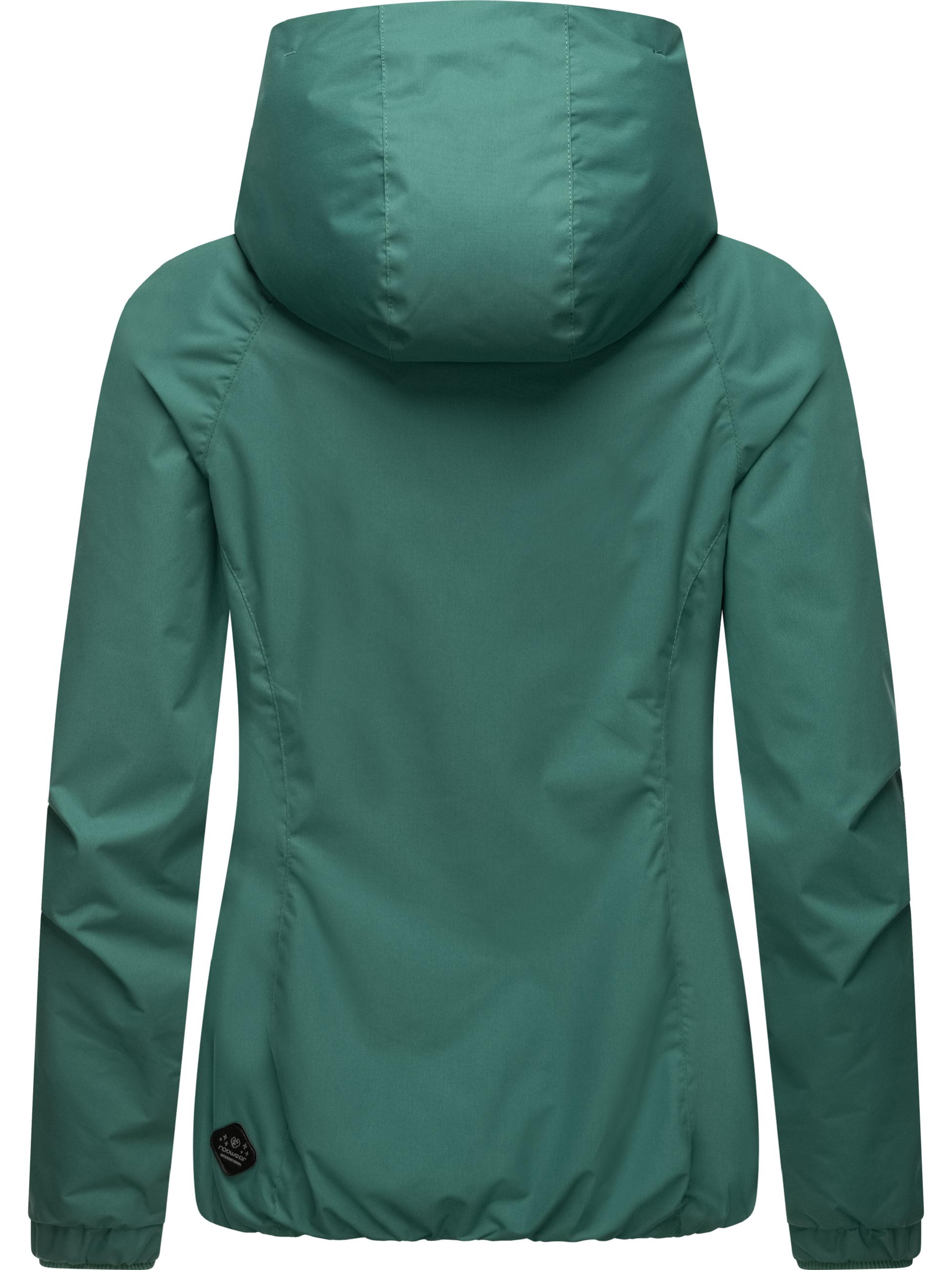 Leichte Übergangsjacke mit Kapuze "Dizzie" Dark Green024