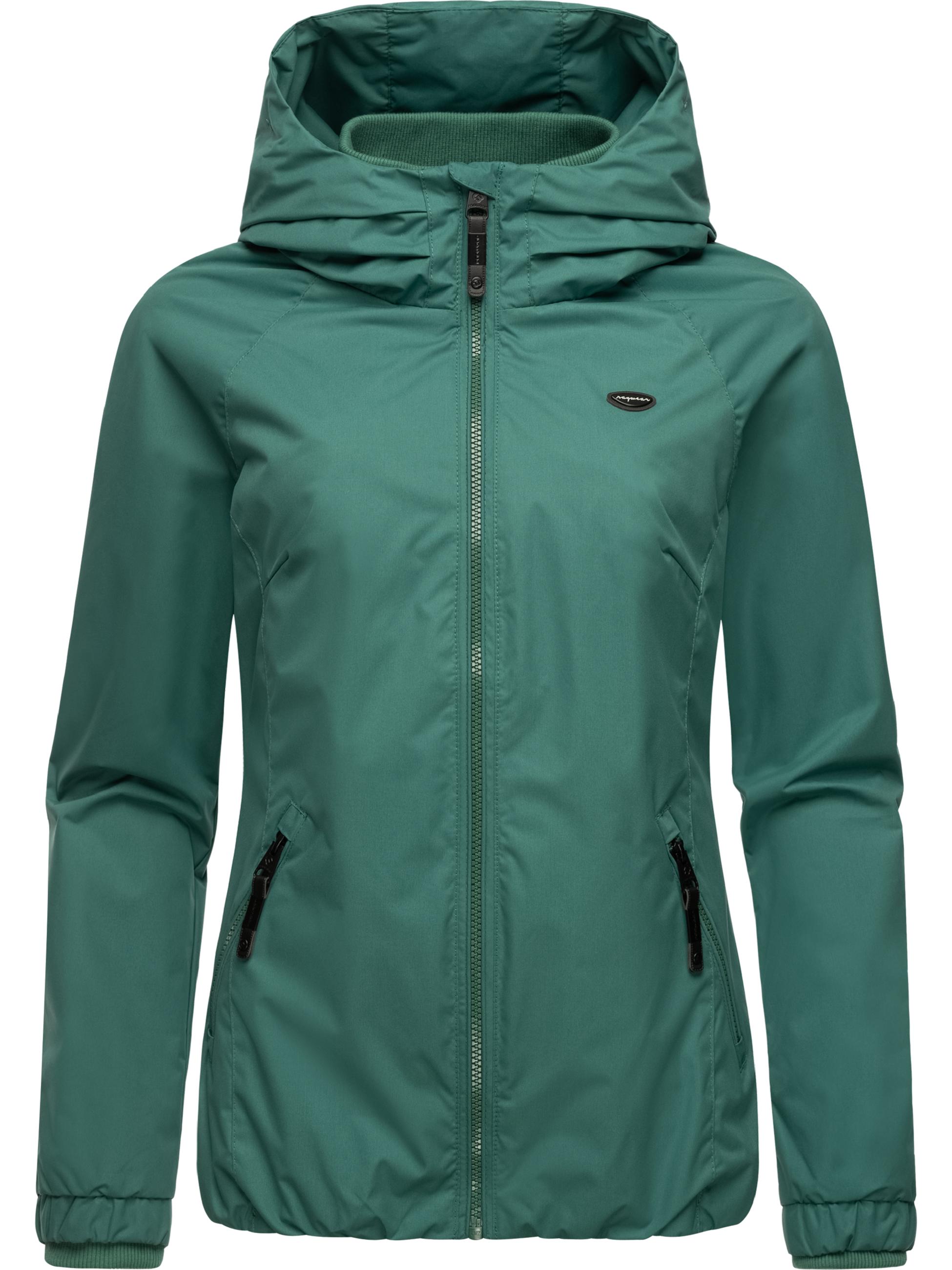 Leichte Übergangsjacke mit Kapuze "Dizzie" Dark Green024