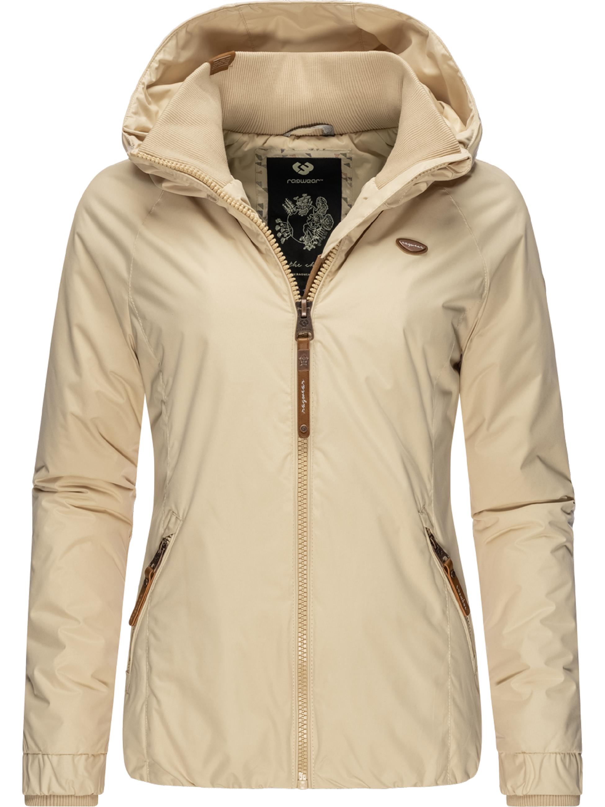 Winter Kurzmantel mit Kapuze "Dizzie II Intl." Beige