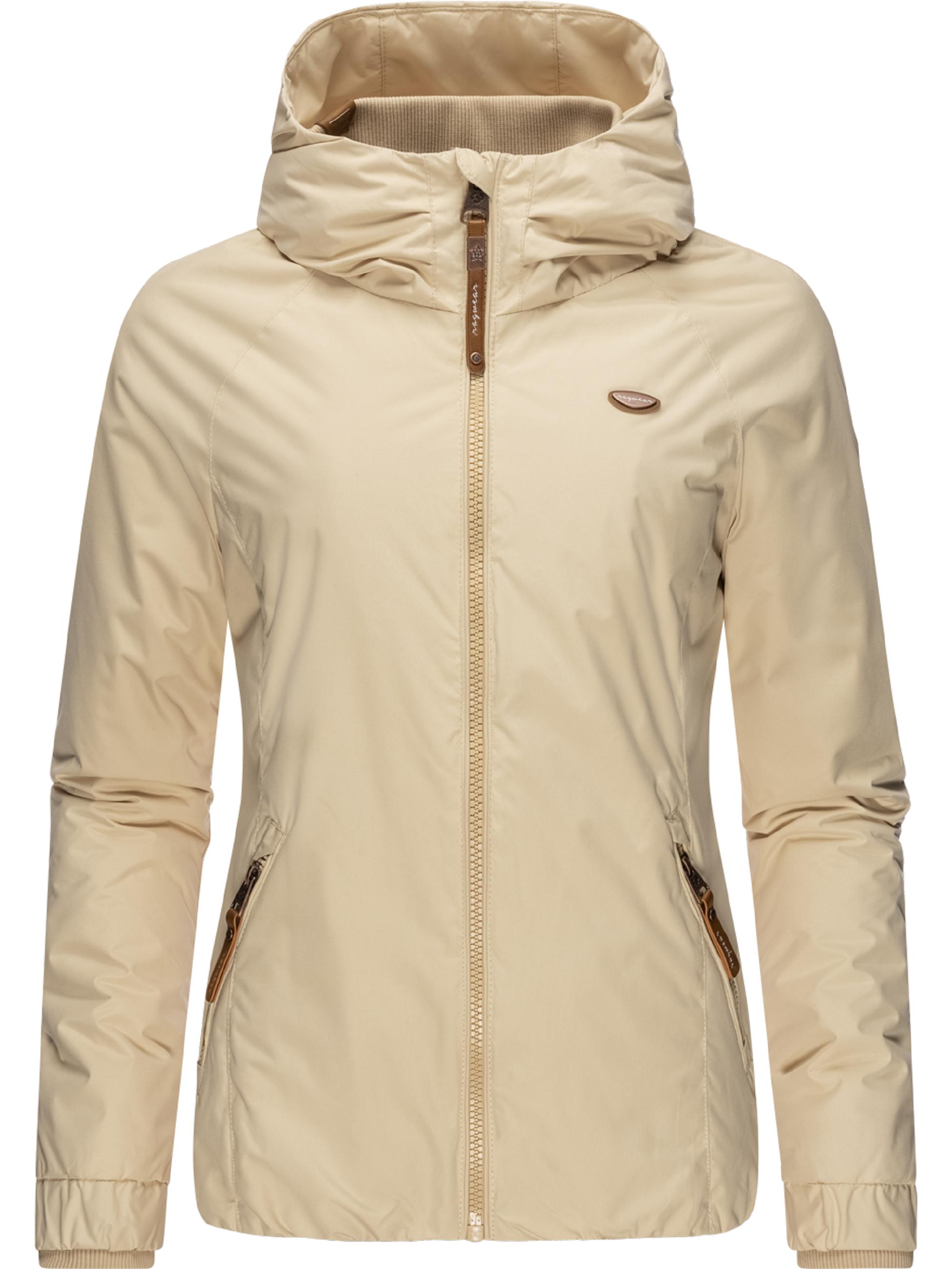 Winter Kurzmantel mit Kapuze "Dizzie II Intl." Beige