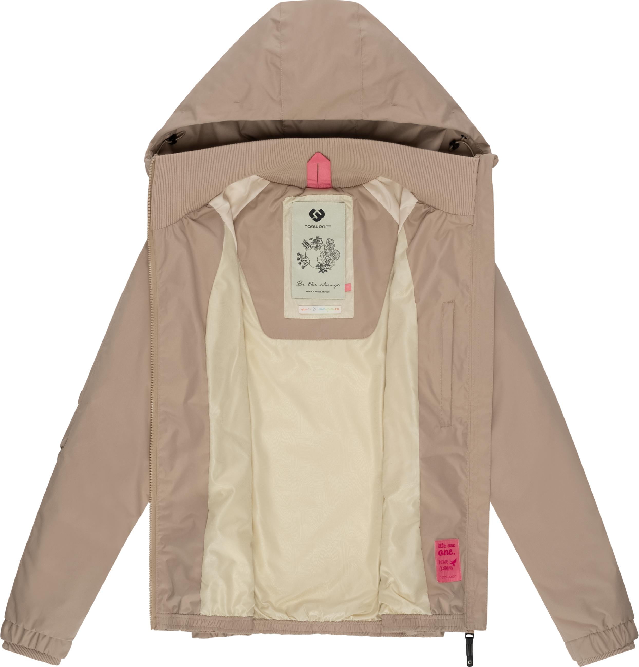 Leichte Übergangsjacke mit Kapuze "Dizzie" Latte024