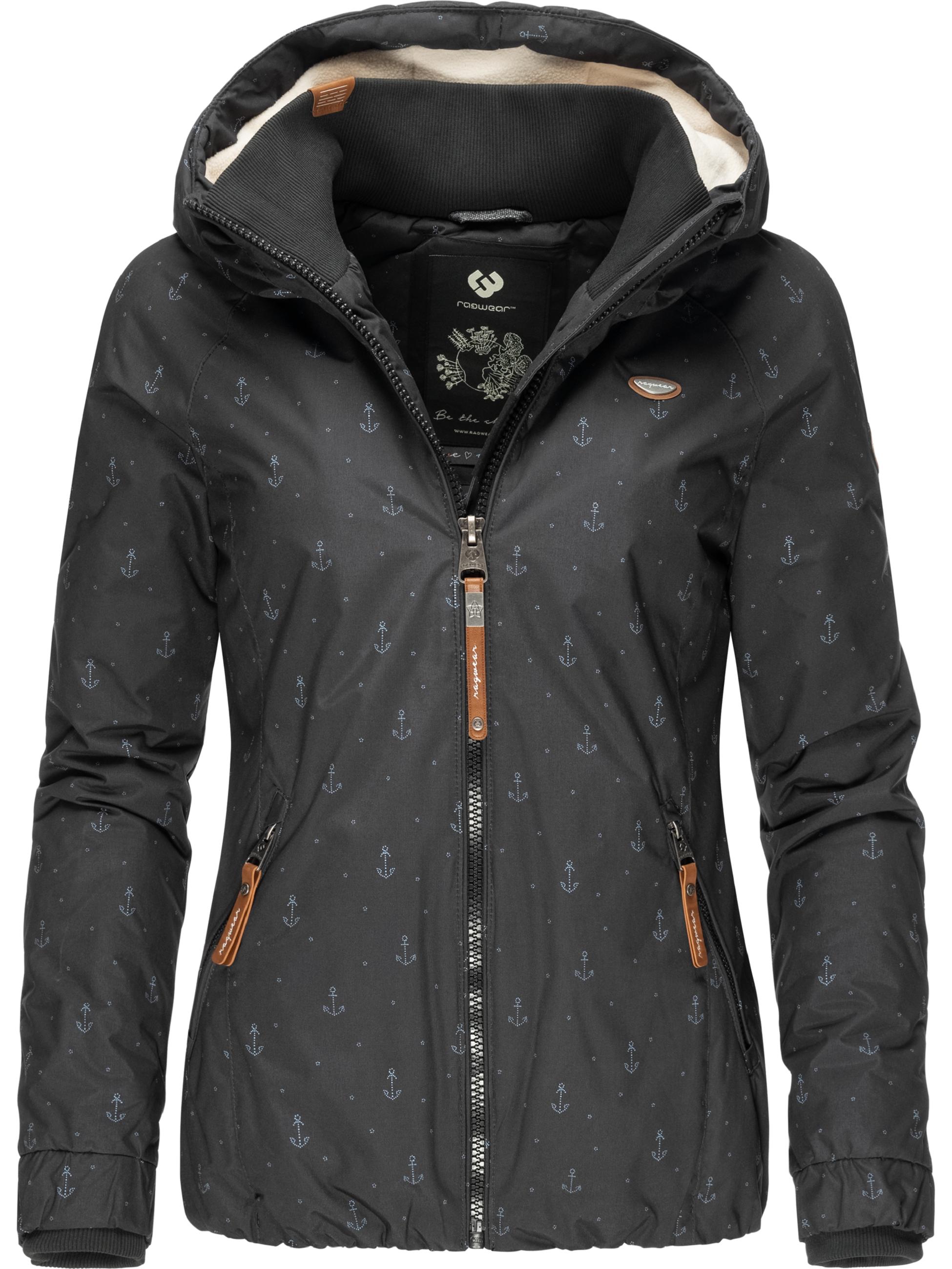 Kurzmantel mit Kapuze "Dizzie Marina Winter Intl." Black