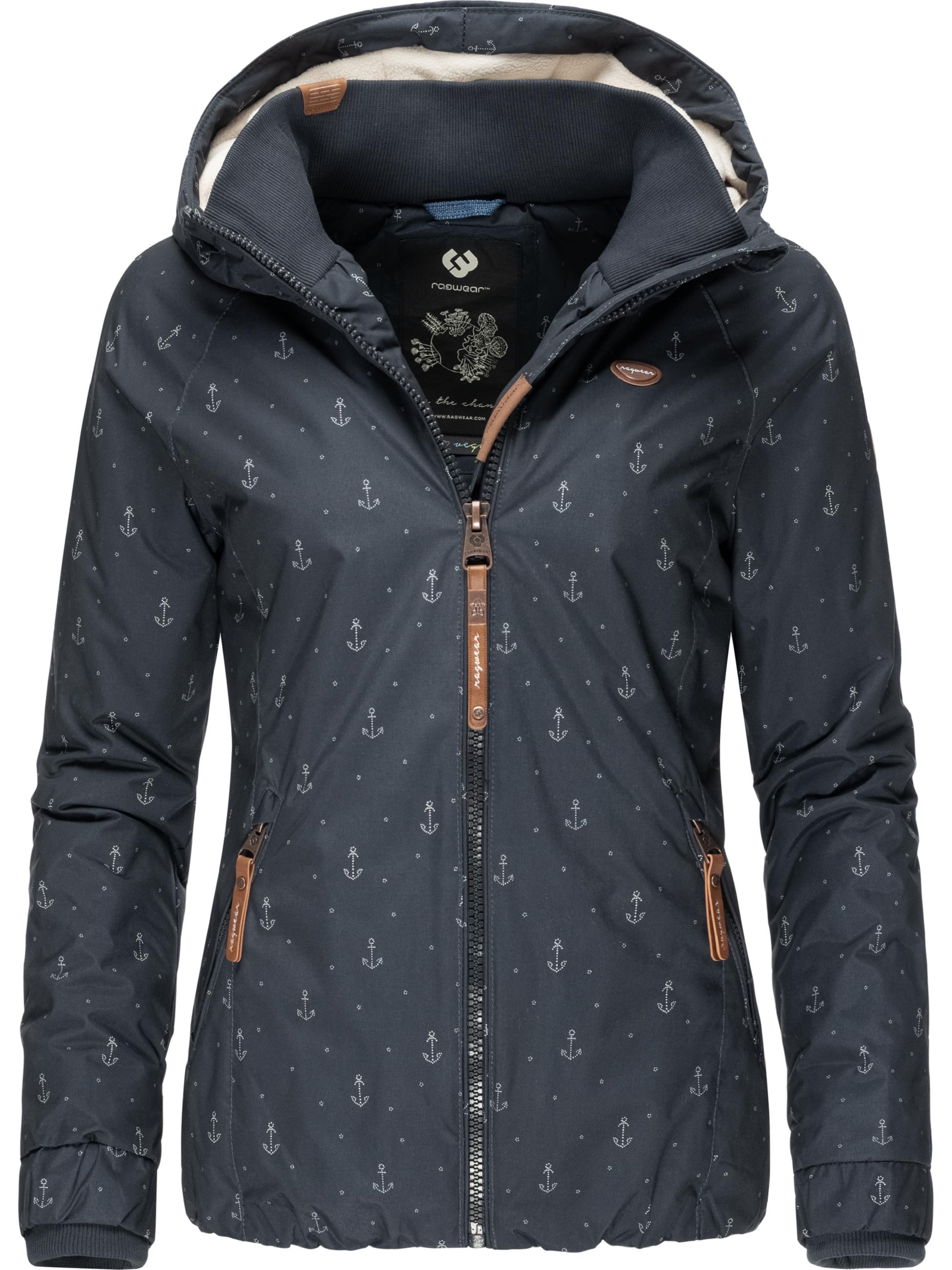 Kurzmantel mit Kapuze "Dizzie Marina Winter Intl." Navy