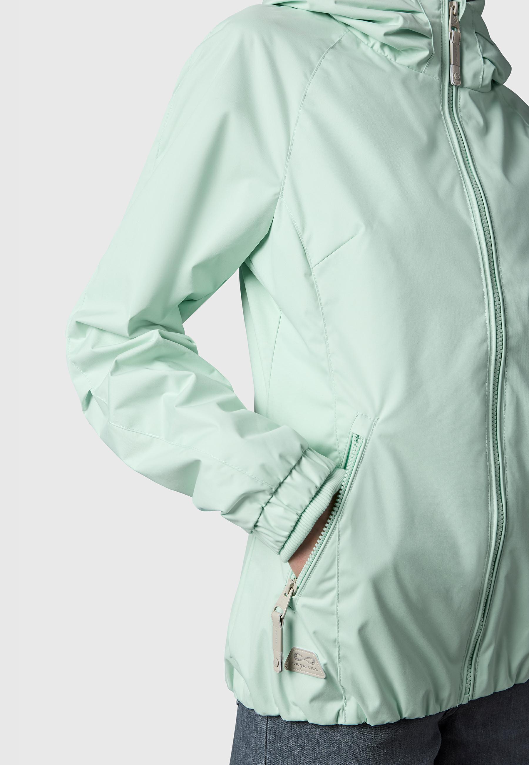 Wasserdichte Übergangsjacke mit Kapuze "Dizzie" Mint26