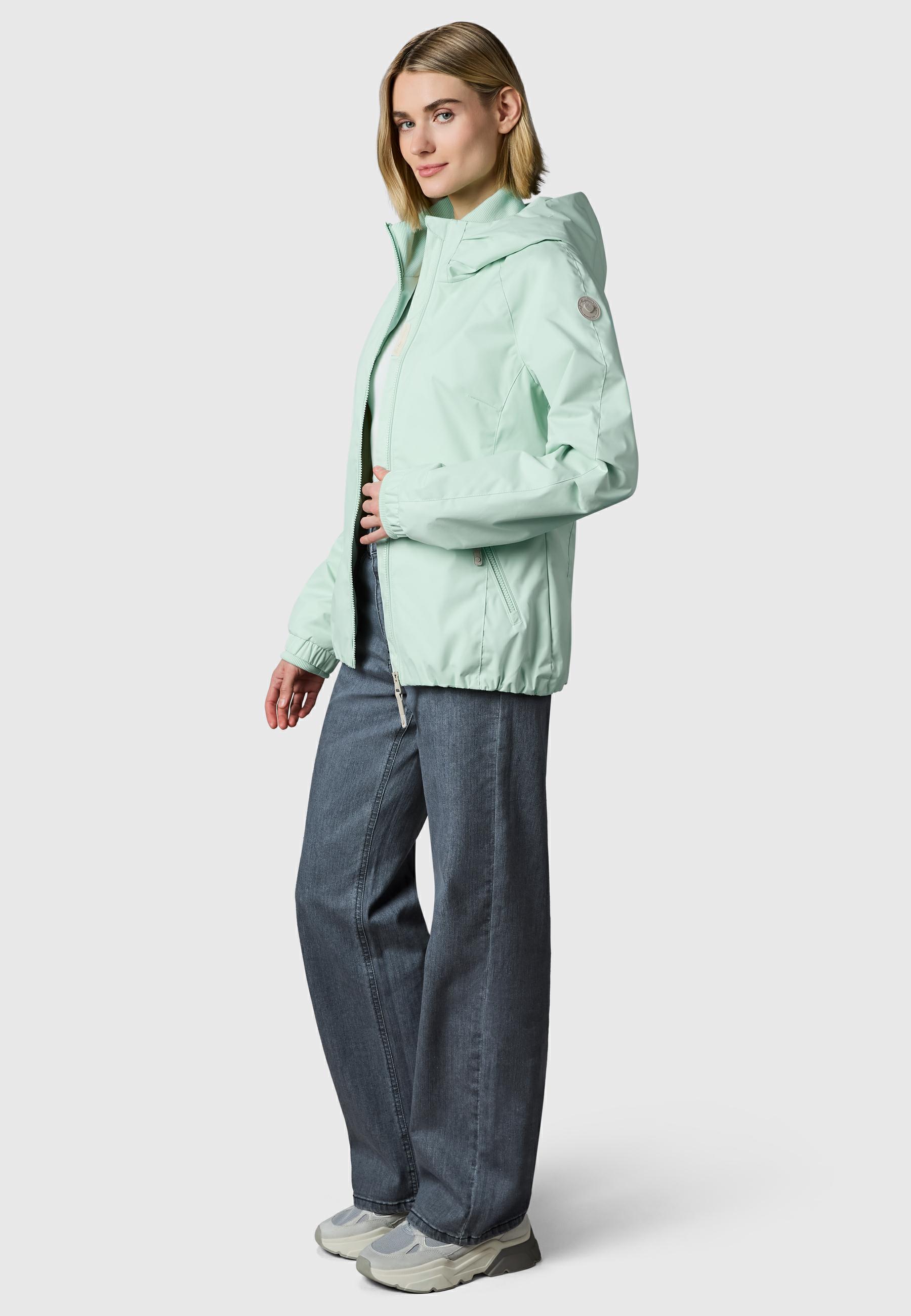 Wasserdichte Übergangsjacke mit Kapuze "Dizzie" Mint26