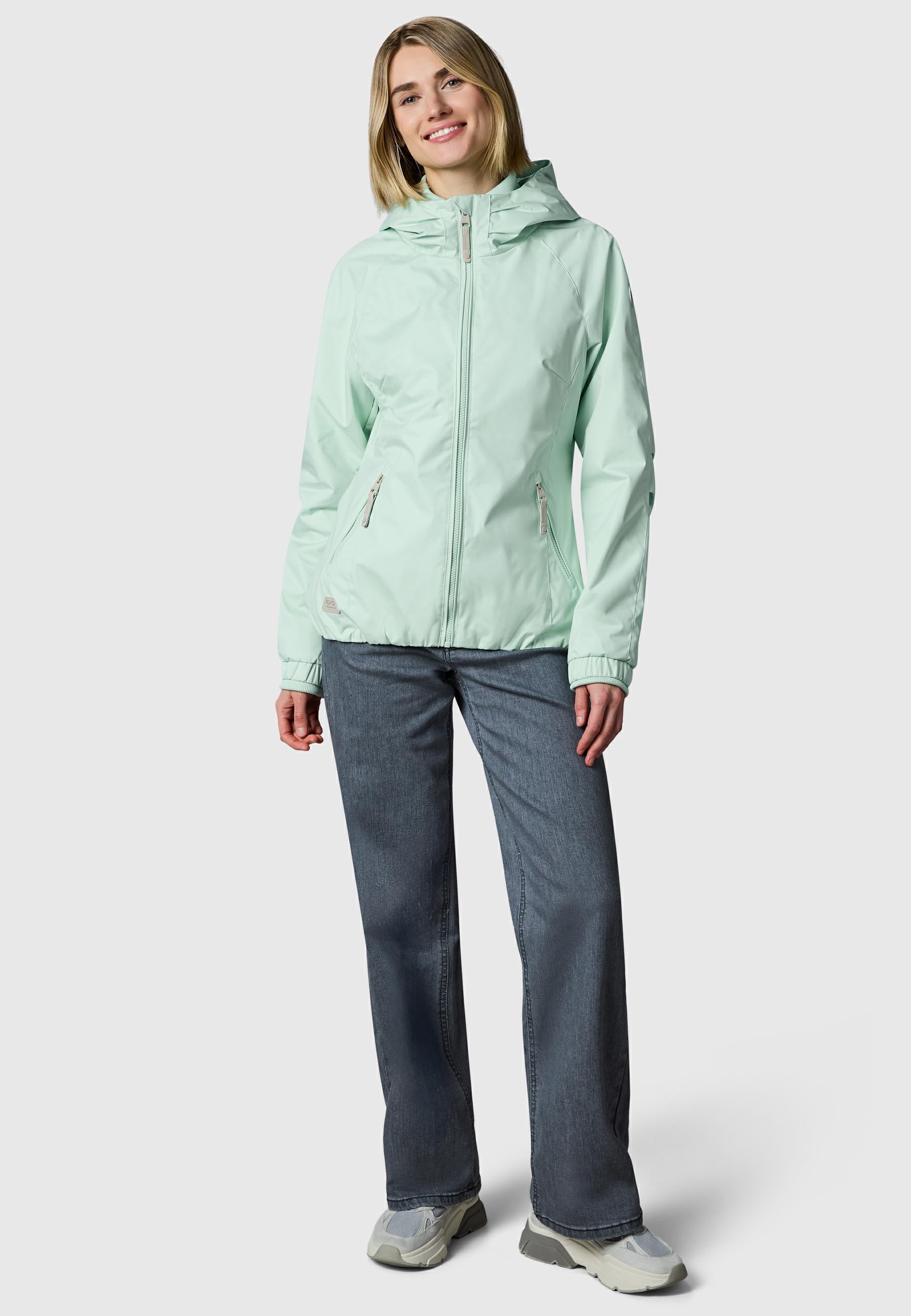 Wasserdichte Übergangsjacke mit Kapuze "Dizzie" Mint26