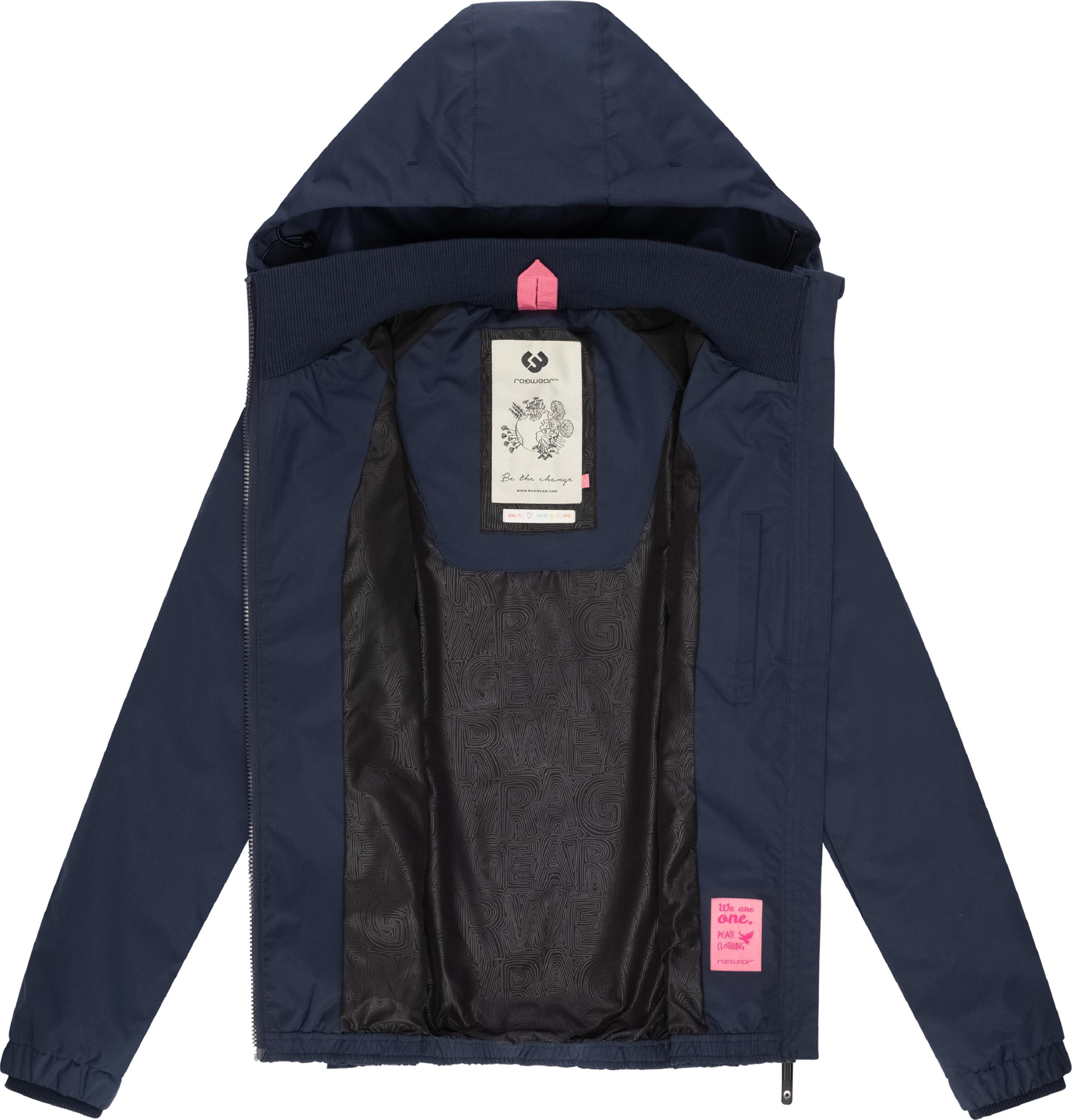 Leichte Übergangsjacke mit Kapuze "Dizzie" Navy024