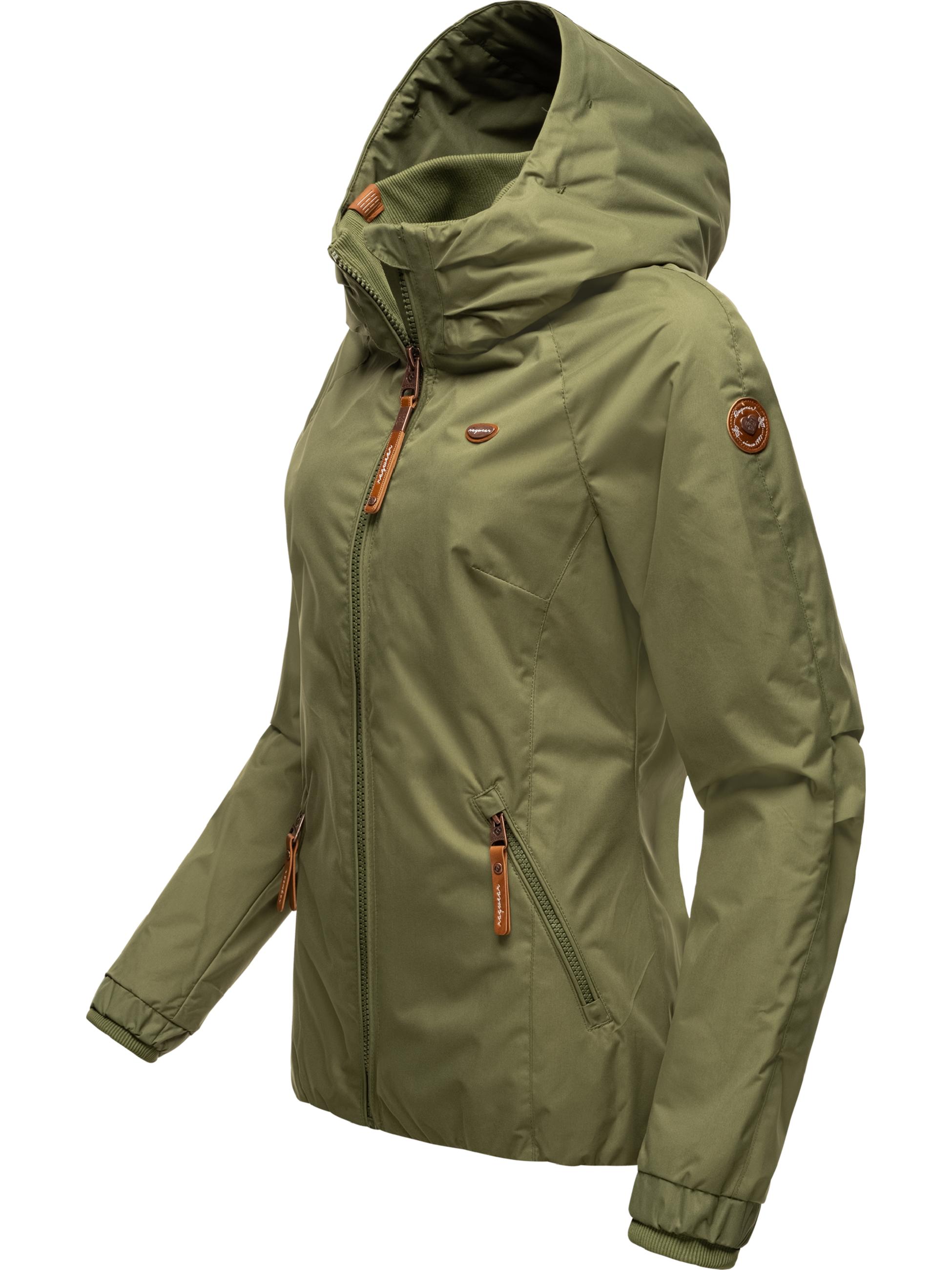 Wasserdichte Übergangsjacke mit Kapuze "Dizzie" Olive21