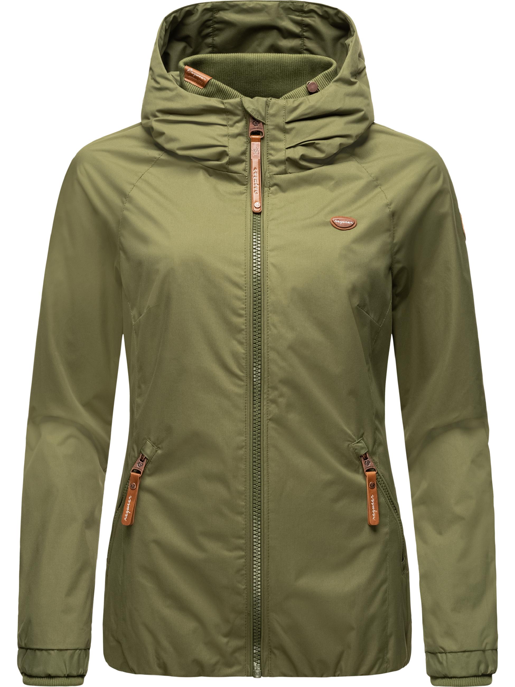 Wasserdichte Übergangsjacke mit Kapuze "Dizzie" Olive21