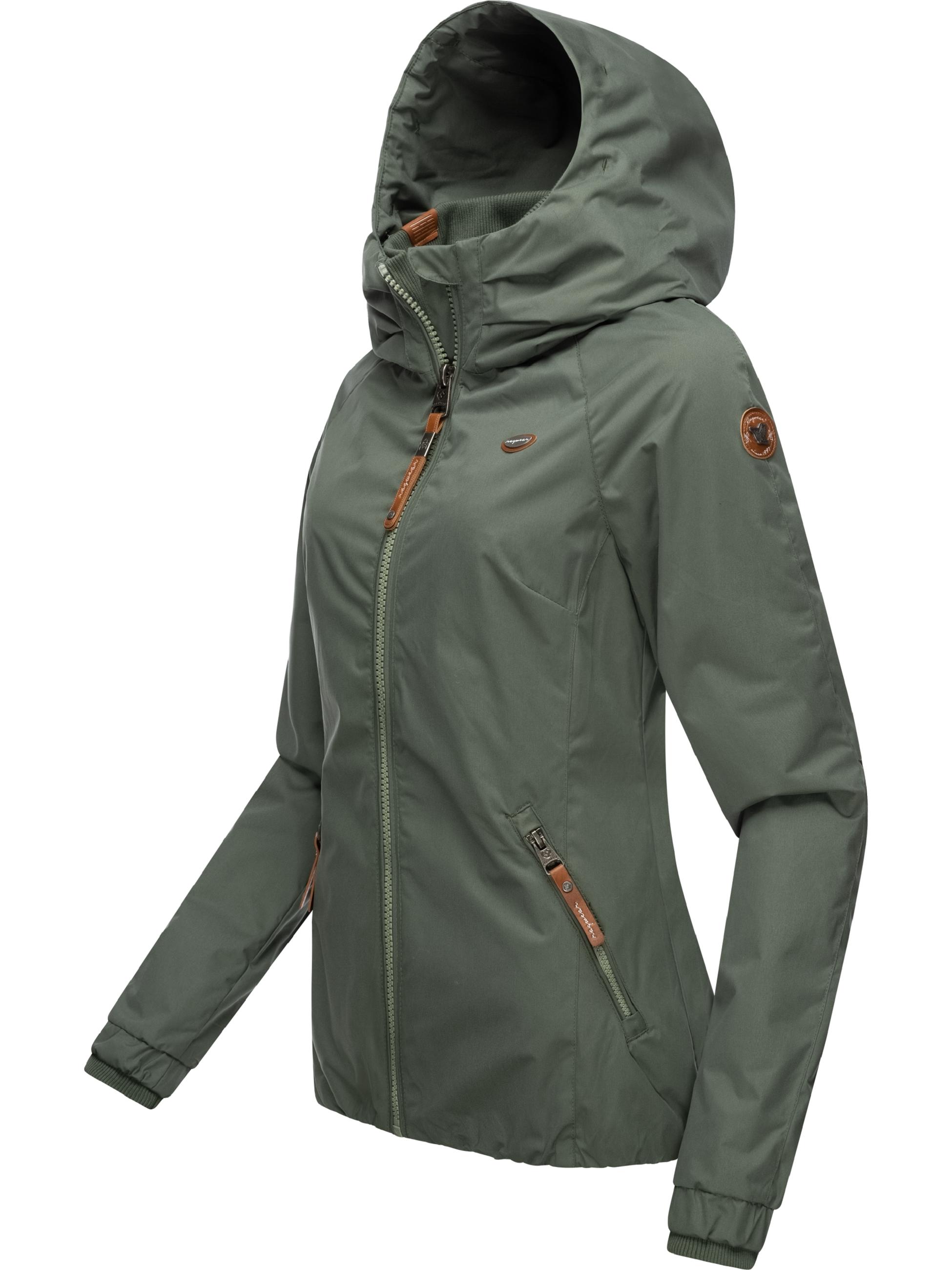Wasserdichte Übergangsjacke mit Kapuze "Dizzie" Olive22