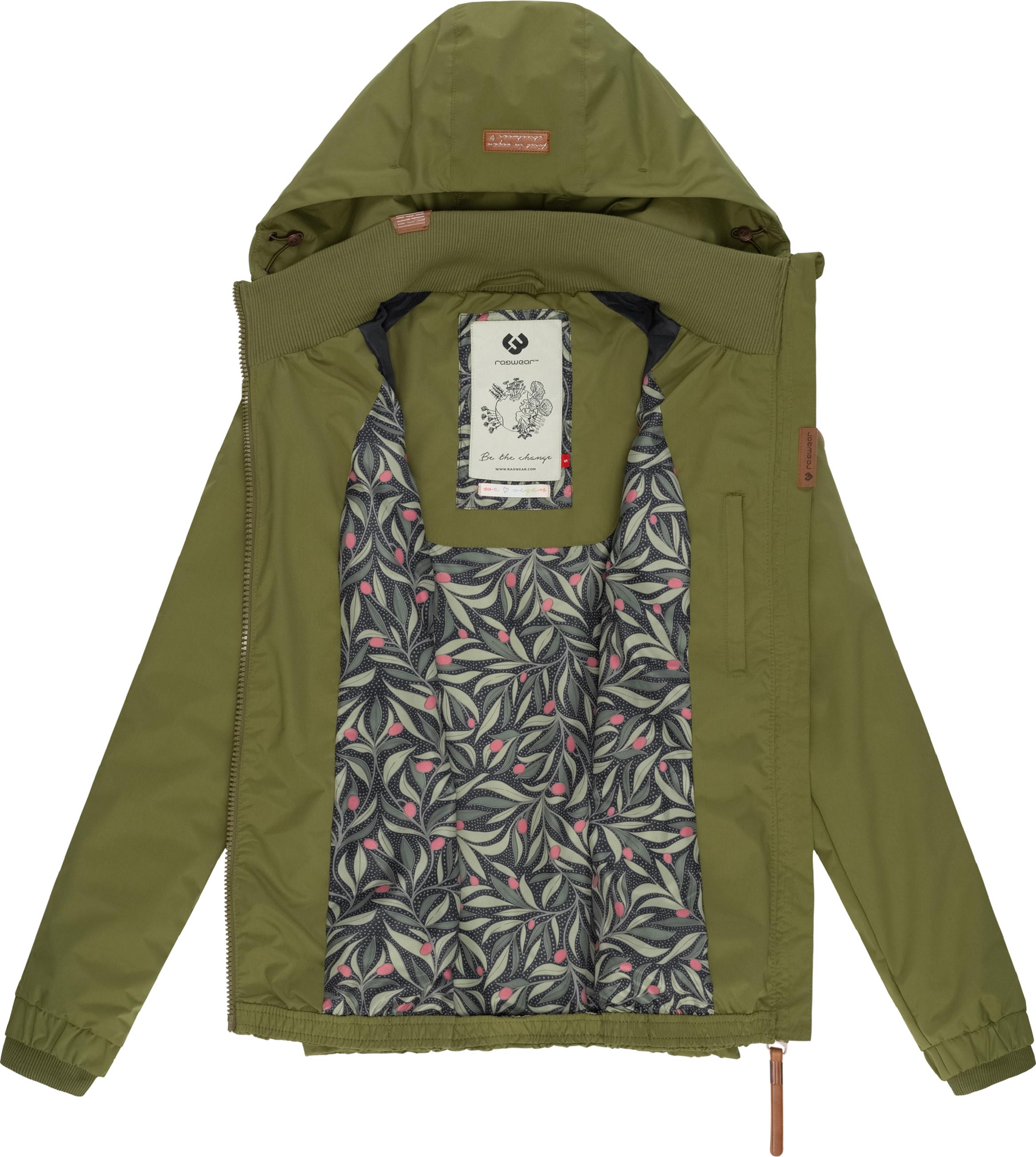 Wasserdichte Übergangsjacke mit Kapuze "Dizzie" Olive23