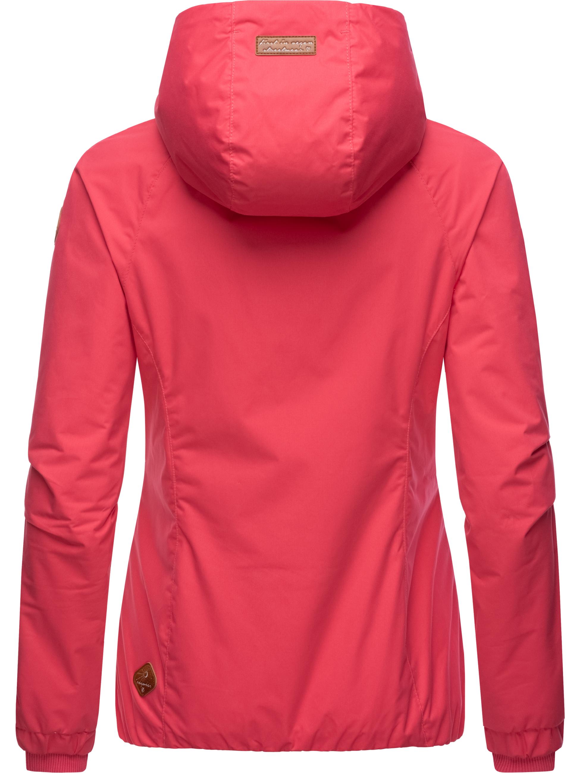 Wasserdichte Übergangsjacke mit Kapuze "Dizzie" Raspberry22