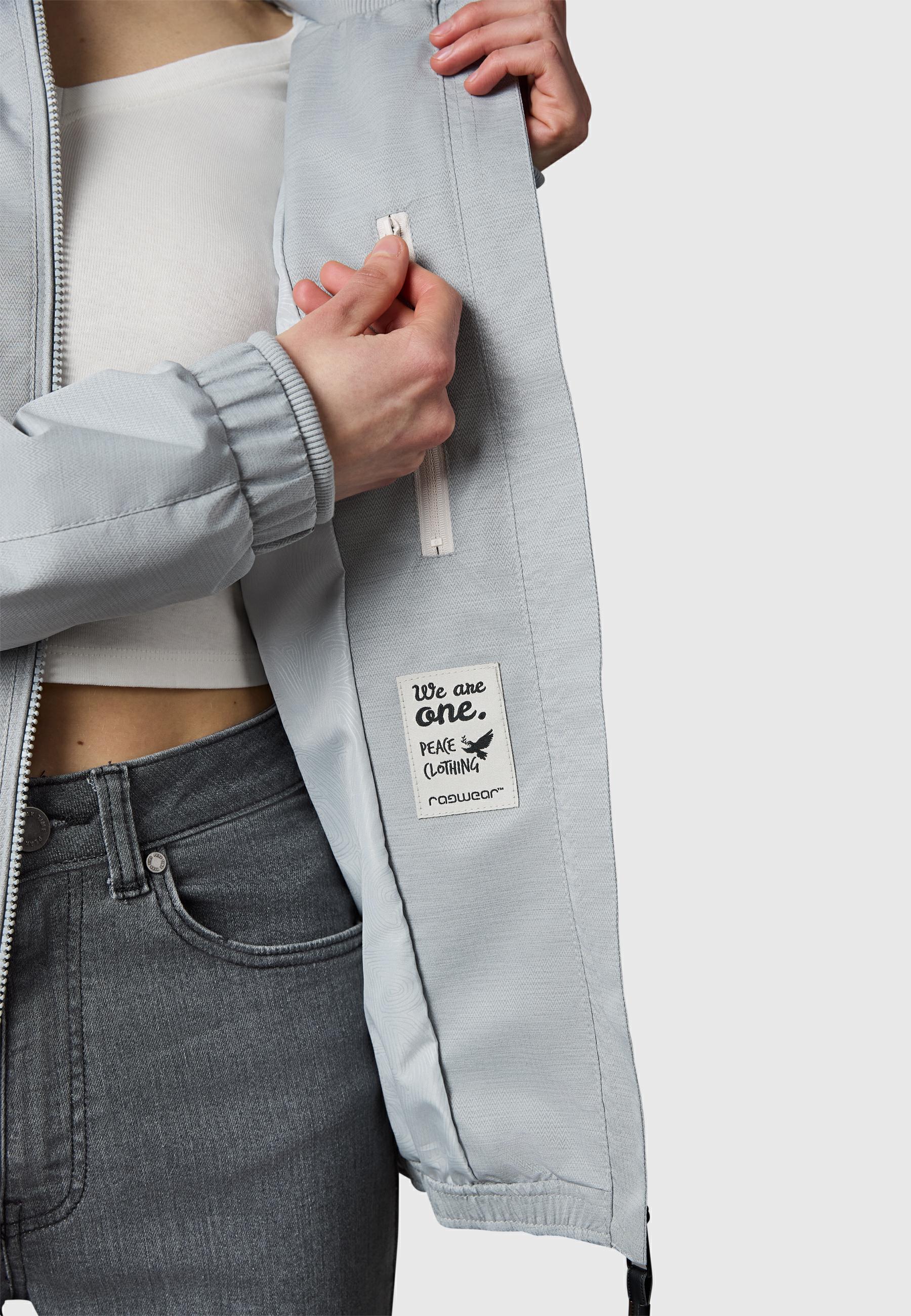 Wasserdichte Übergangsjacke mit Kapuze "Dizzie Tech" Ash26