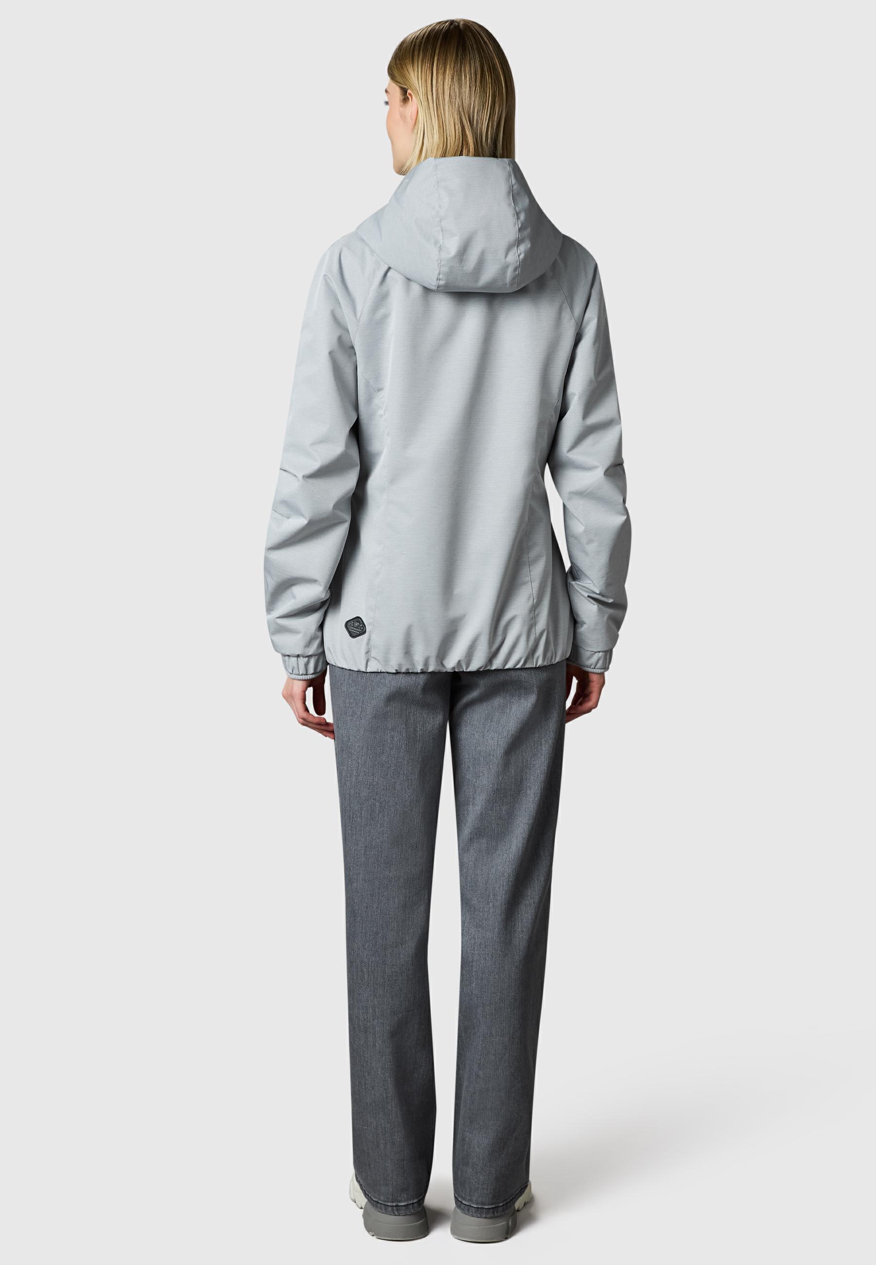 Wasserdichte Übergangsjacke mit Kapuze "Dizzie Tech" Ash26