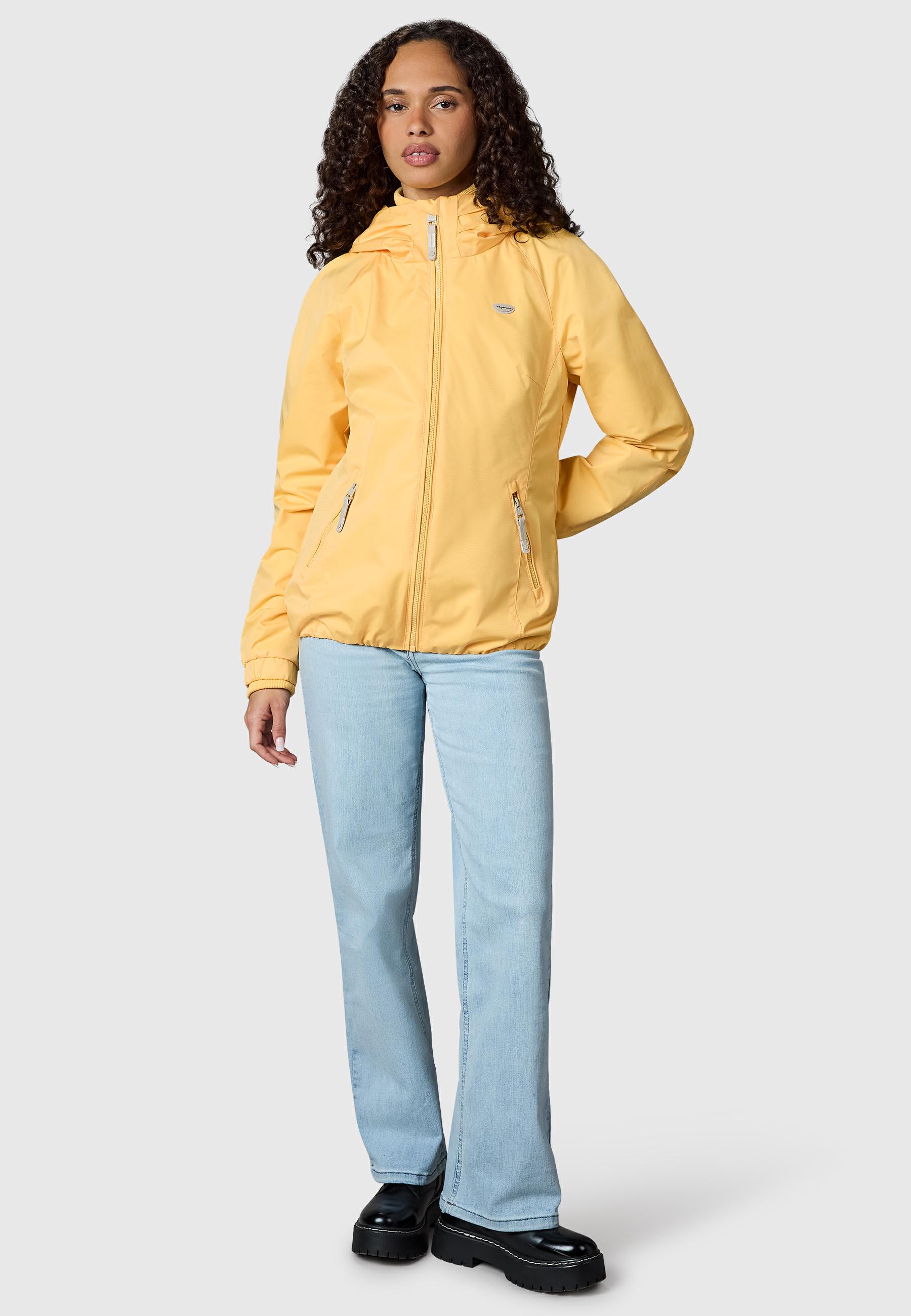 Wasserdichte Übergangsjacke mit Kapuze "Dizzie Tech" Banana26
