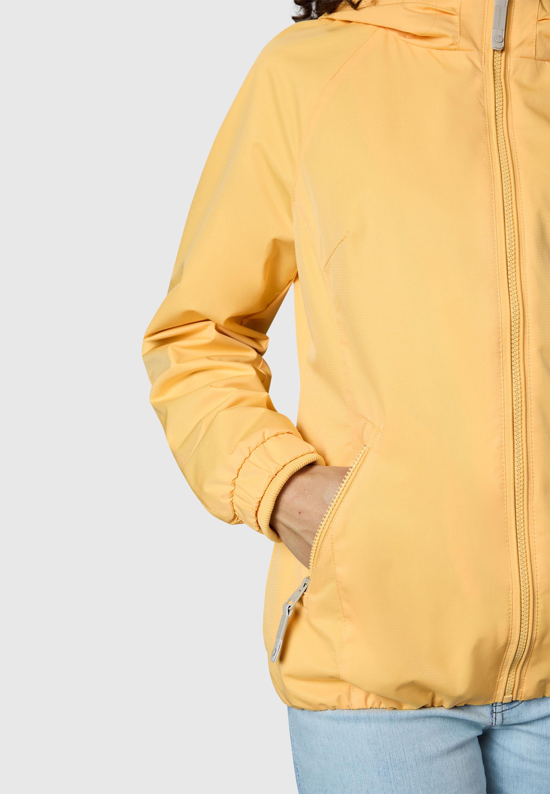 Wasserdichte Übergangsjacke mit Kapuze "Dizzie Tech" Banana26