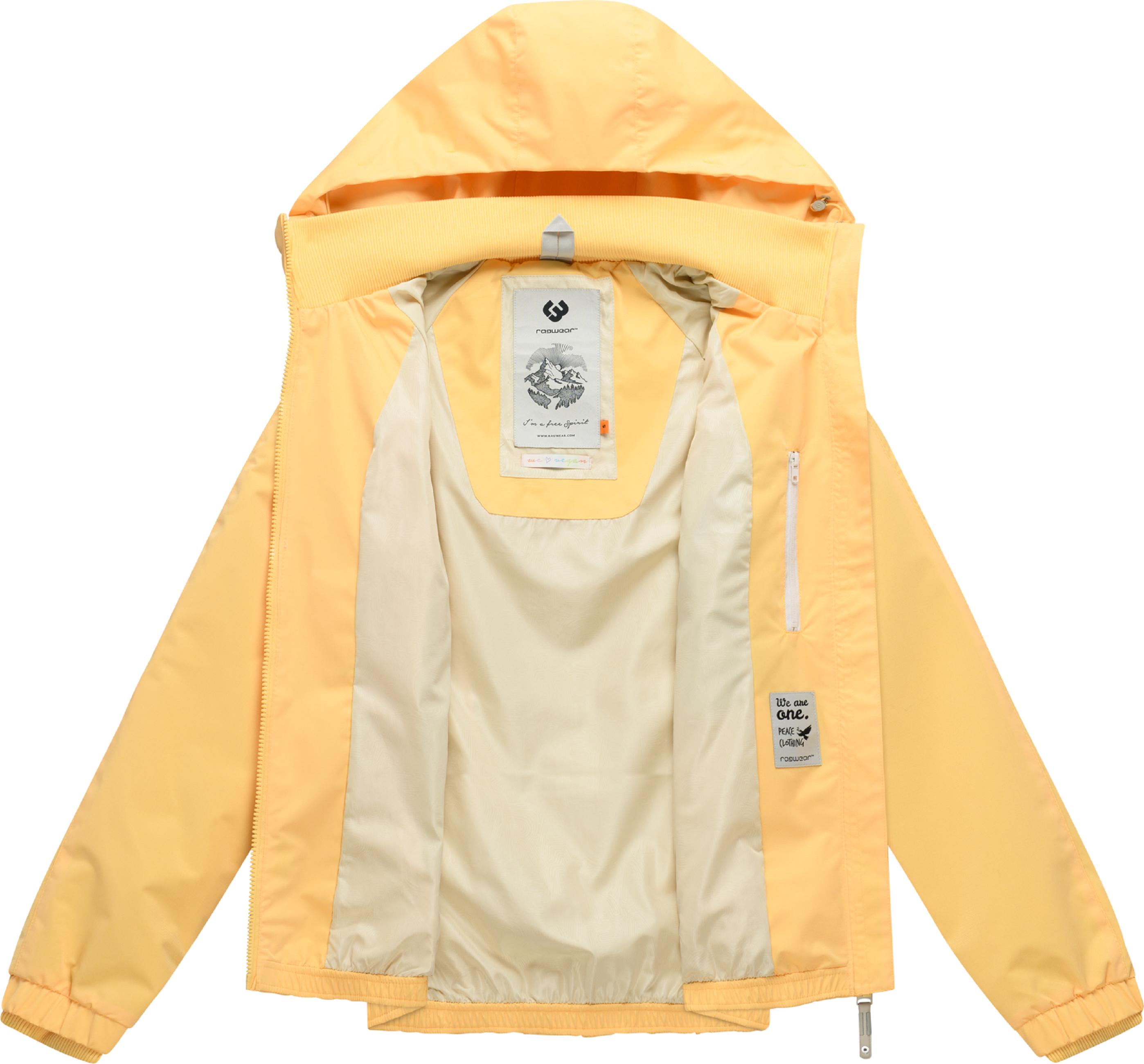 Wasserdichte Übergangsjacke mit Kapuze "Dizzie Tech" Banana26